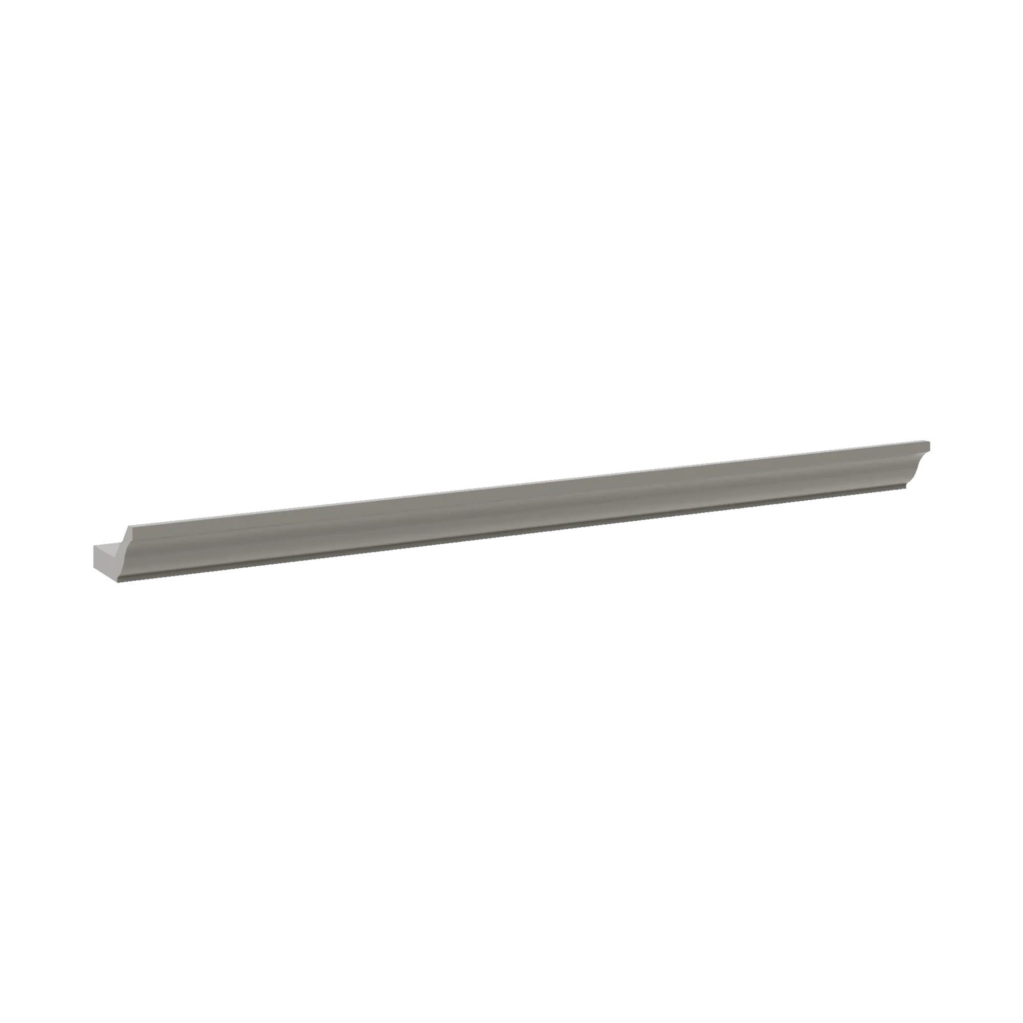 J&K Greige K3 96" W 10- 3 1/4" Crown Molding with Base