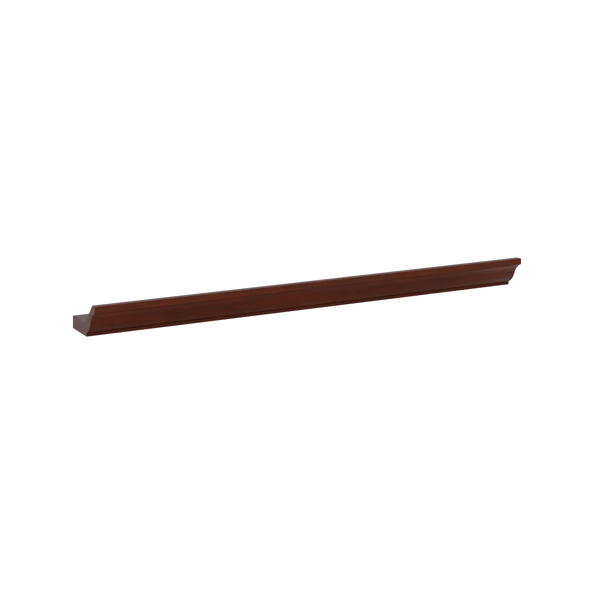 J&K Mahogany J5 96" W 10- 3 1/4" Crown Molding with Base