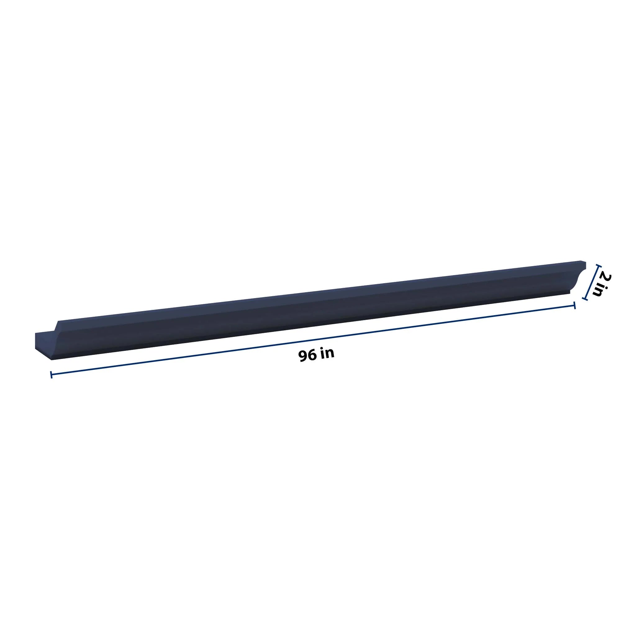 J&K Naval B7 96" W 10- 3 1/4" Crown Molding with Base