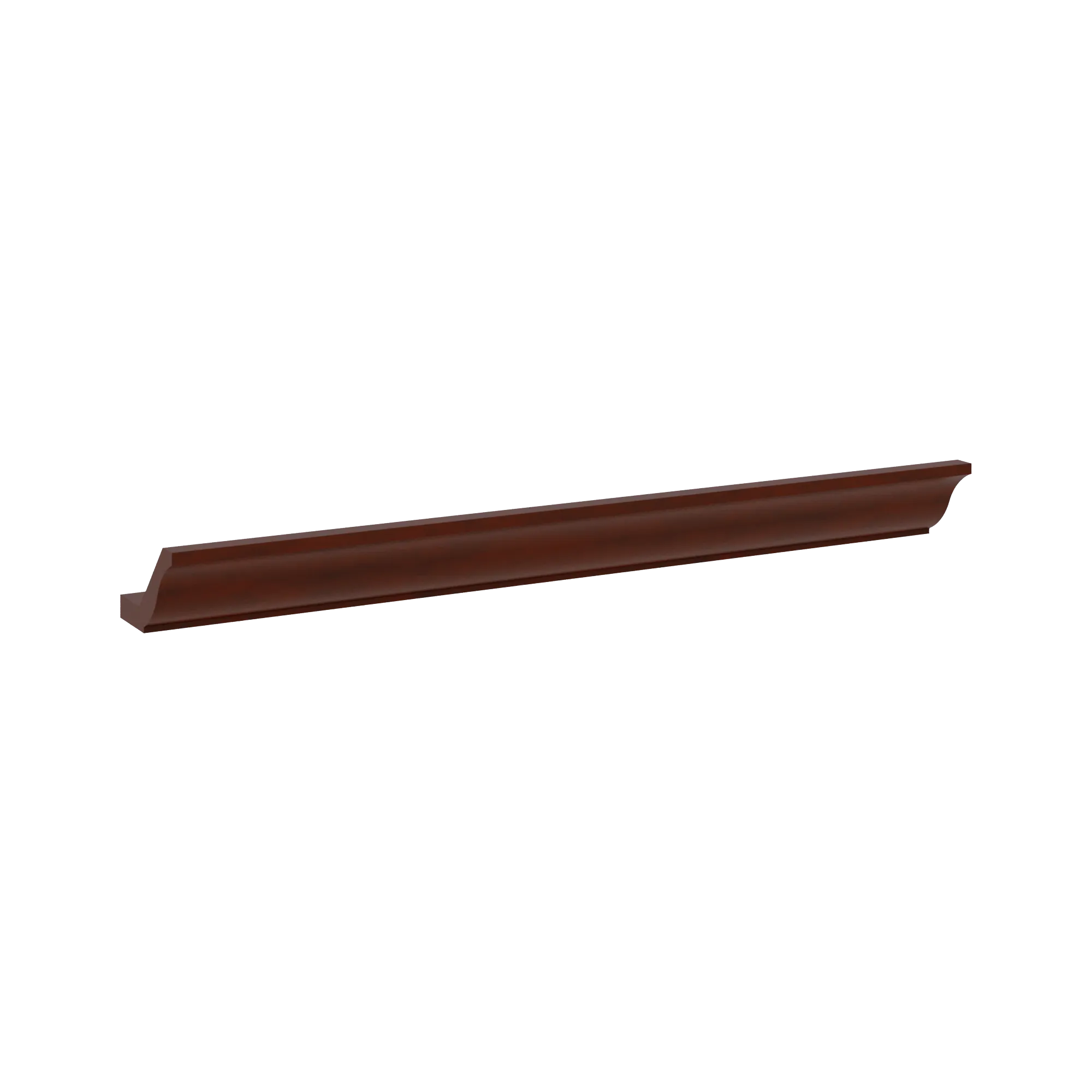 J&K Mahogany J5 96" 10-4 1/4 W Crown Molding with Base