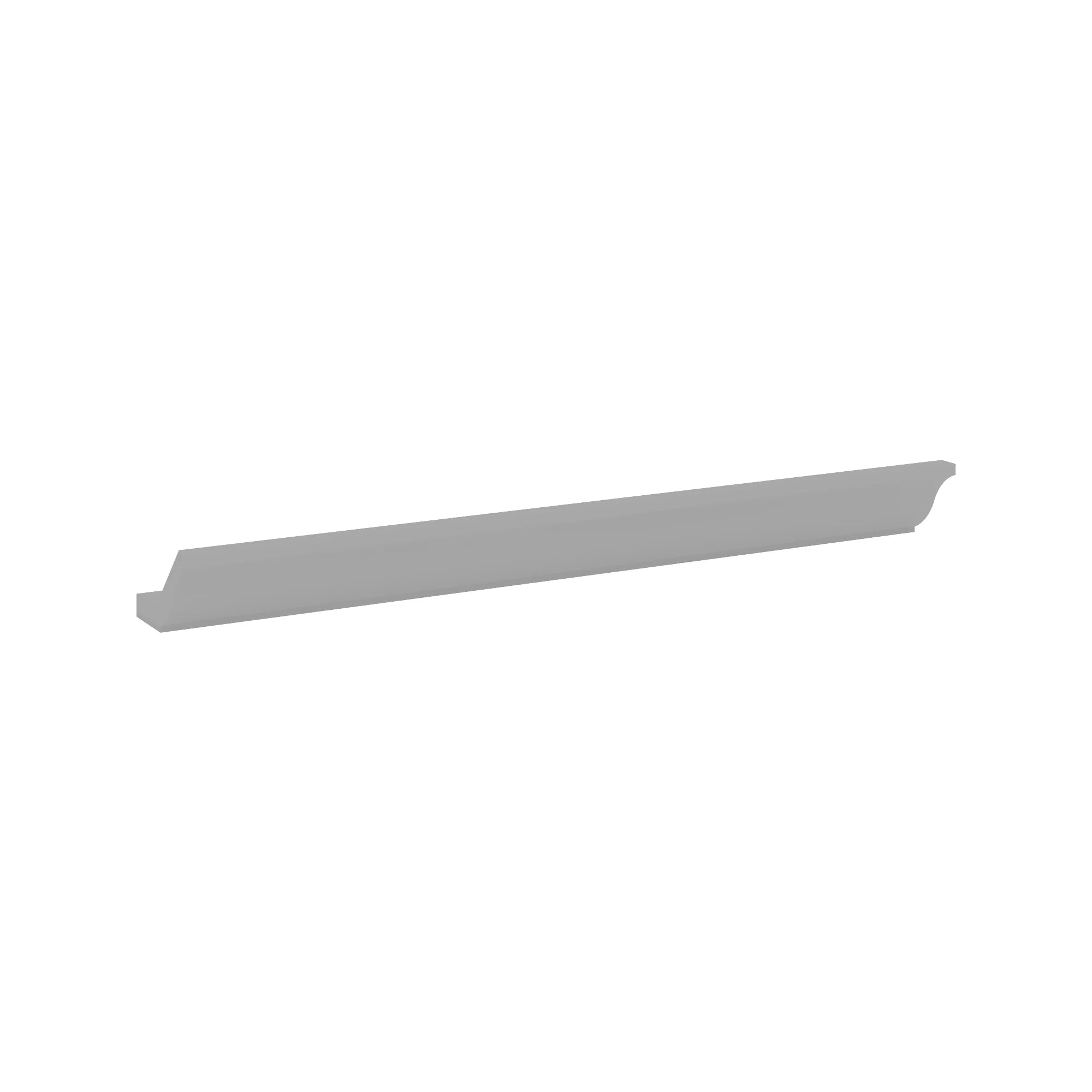 J&K Castle Grey S5 96" 10-4 1/4 W Crown Molding with Base