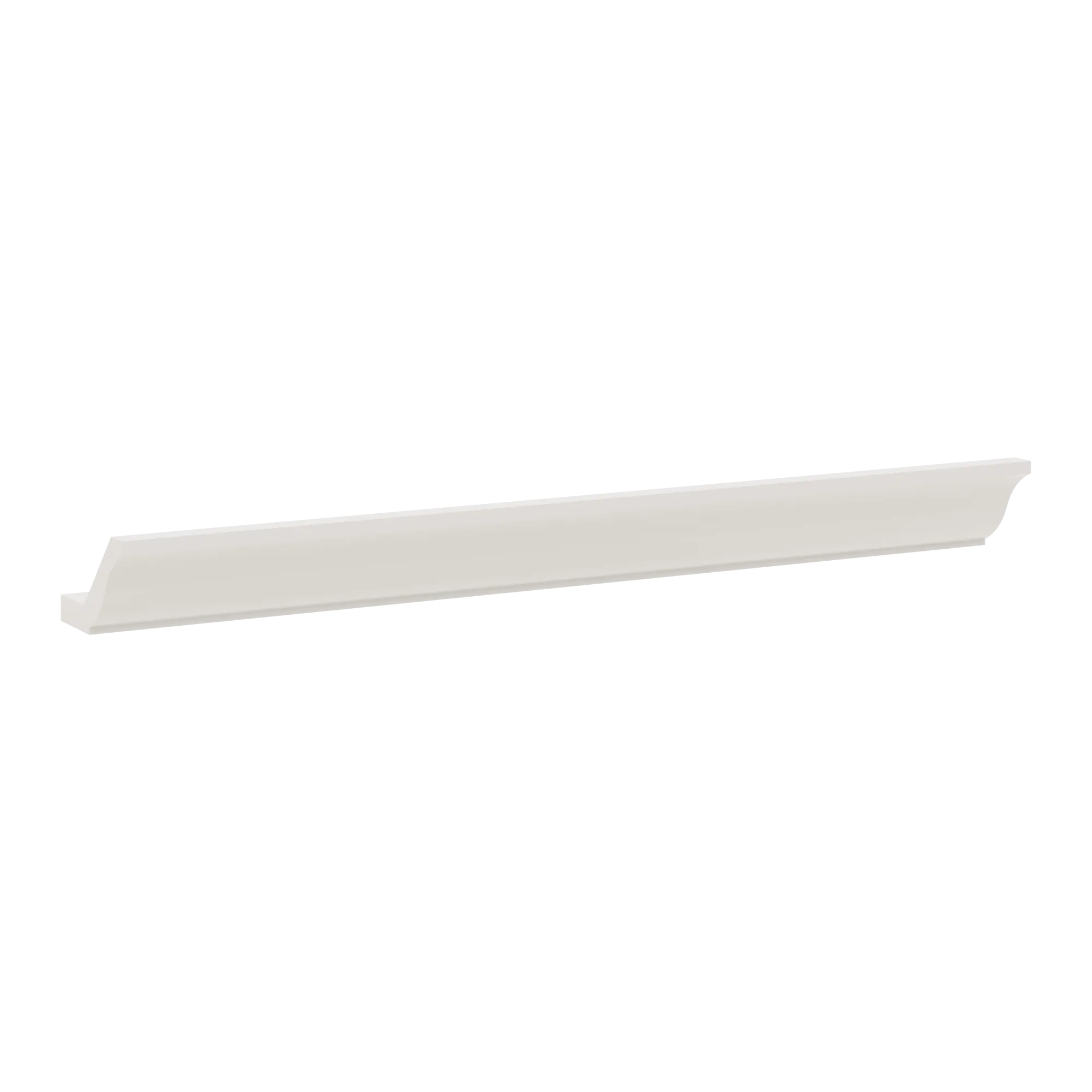 J&K Dove E1 96" 10-4 1/4 W Crown Molding with Base