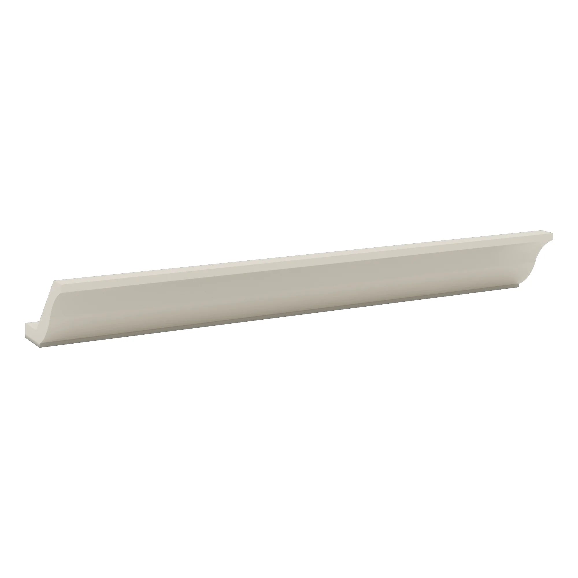 J&K Pebble B6 96" W Large Crown Molding with Base