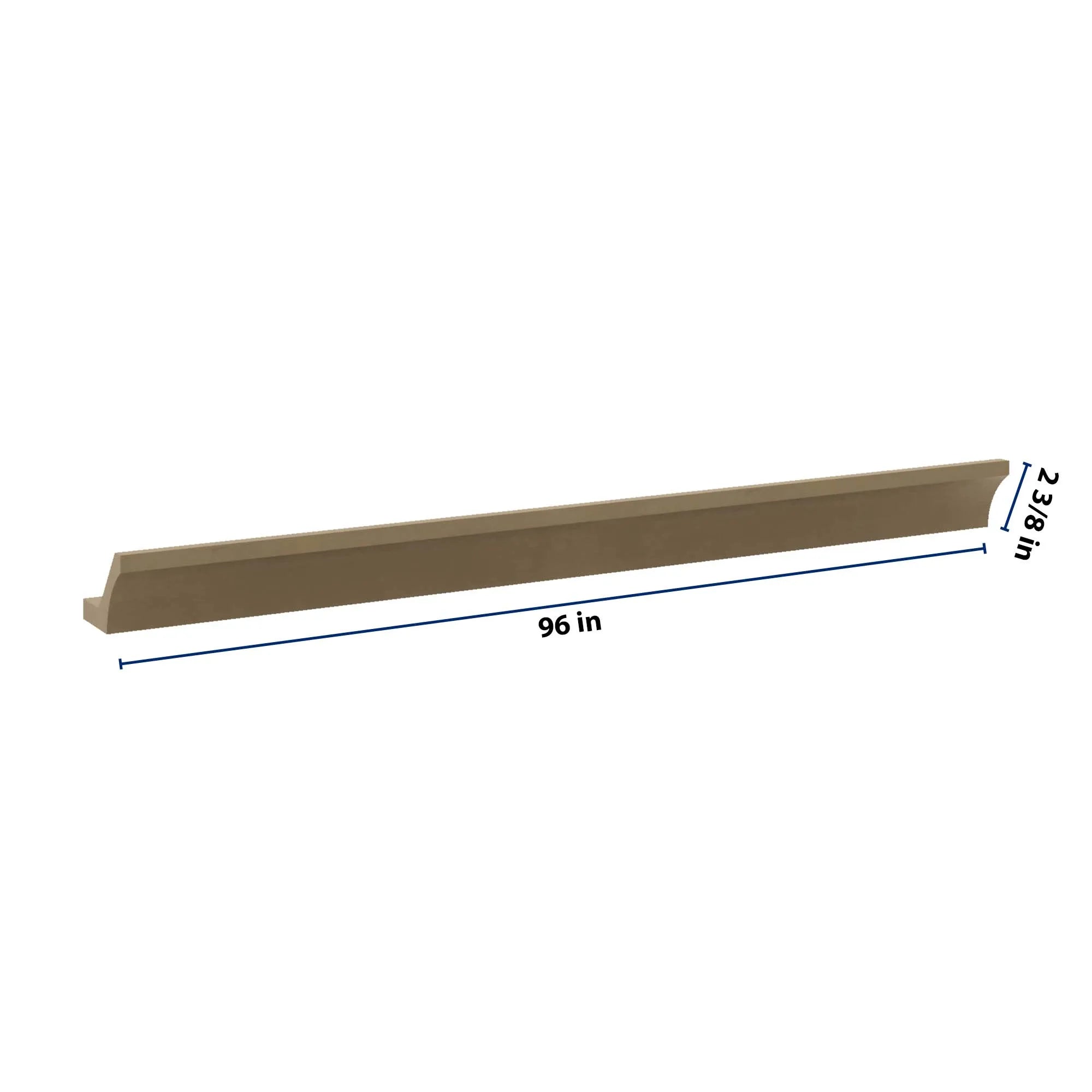 J&K Hazel H8 96" W  10 3-1/4 Cove Molding with Base