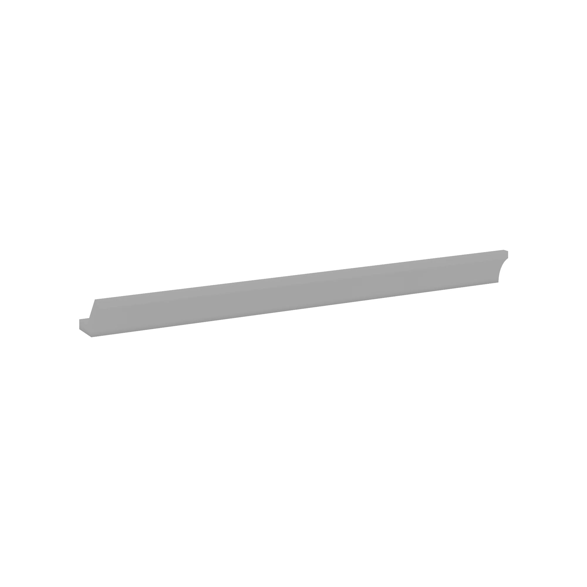 J&K Castle Grey S5 96" W  10 3-1/4 Cove Molding with Base