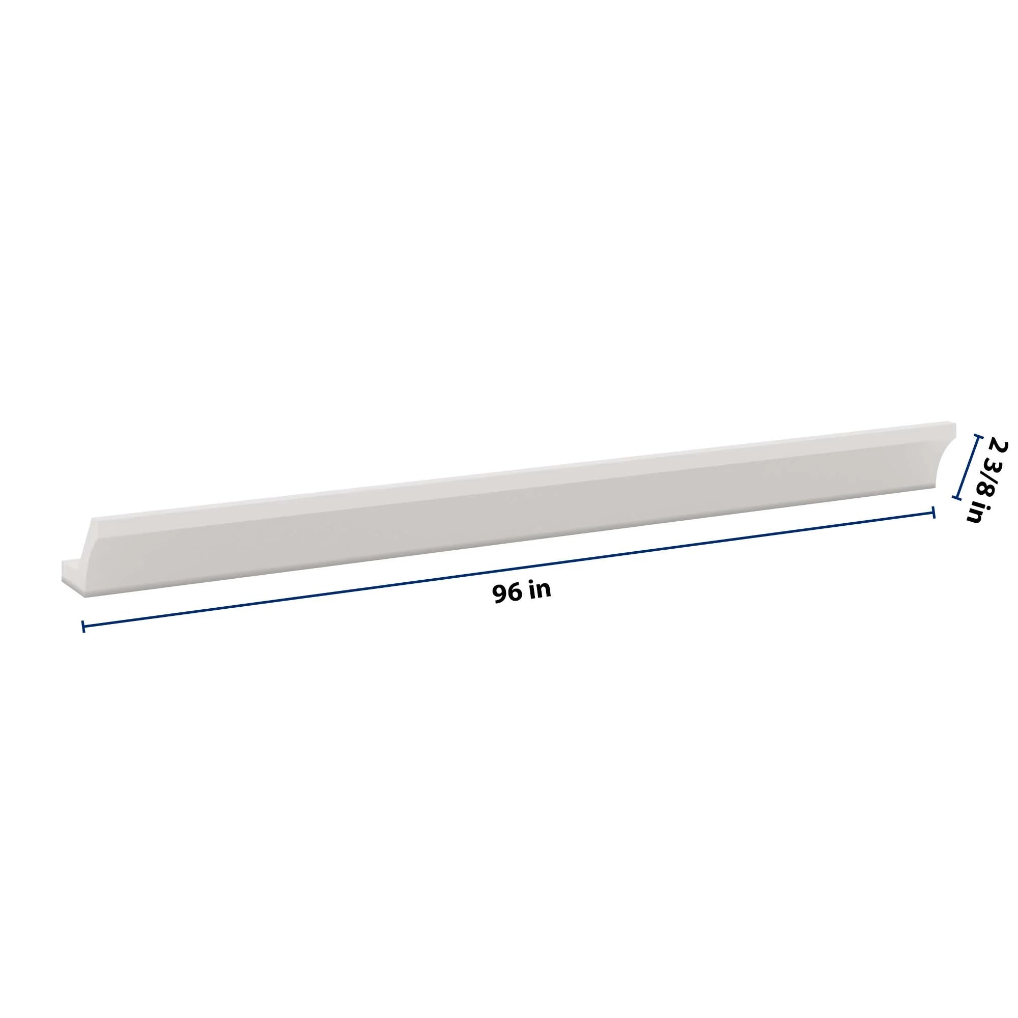 J&K Pure B5 96" W  10 3-1/4 Cove Molding with Base