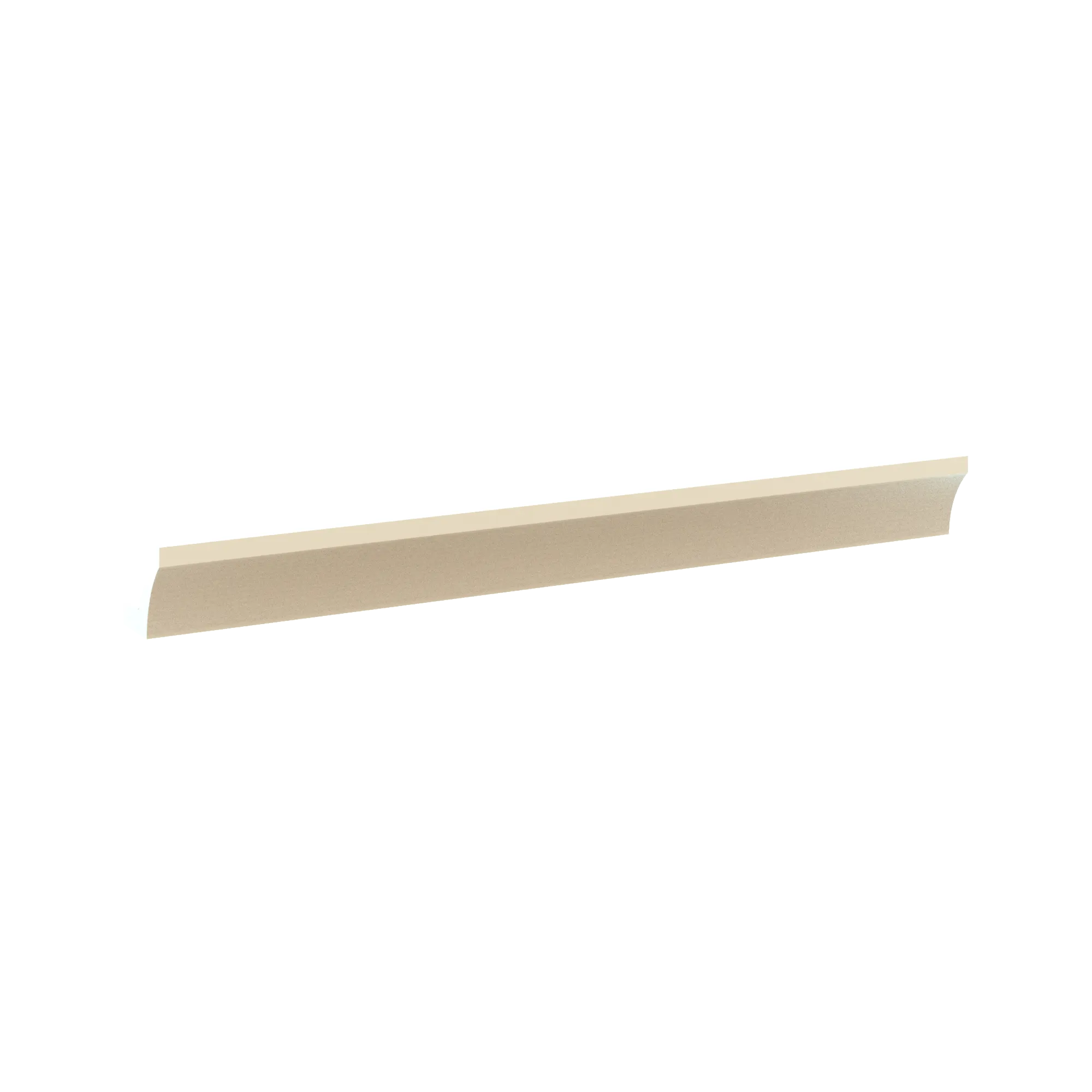 J&K Creme Glazed A7 96" W 10 4-1/4 Cove Molding with Base