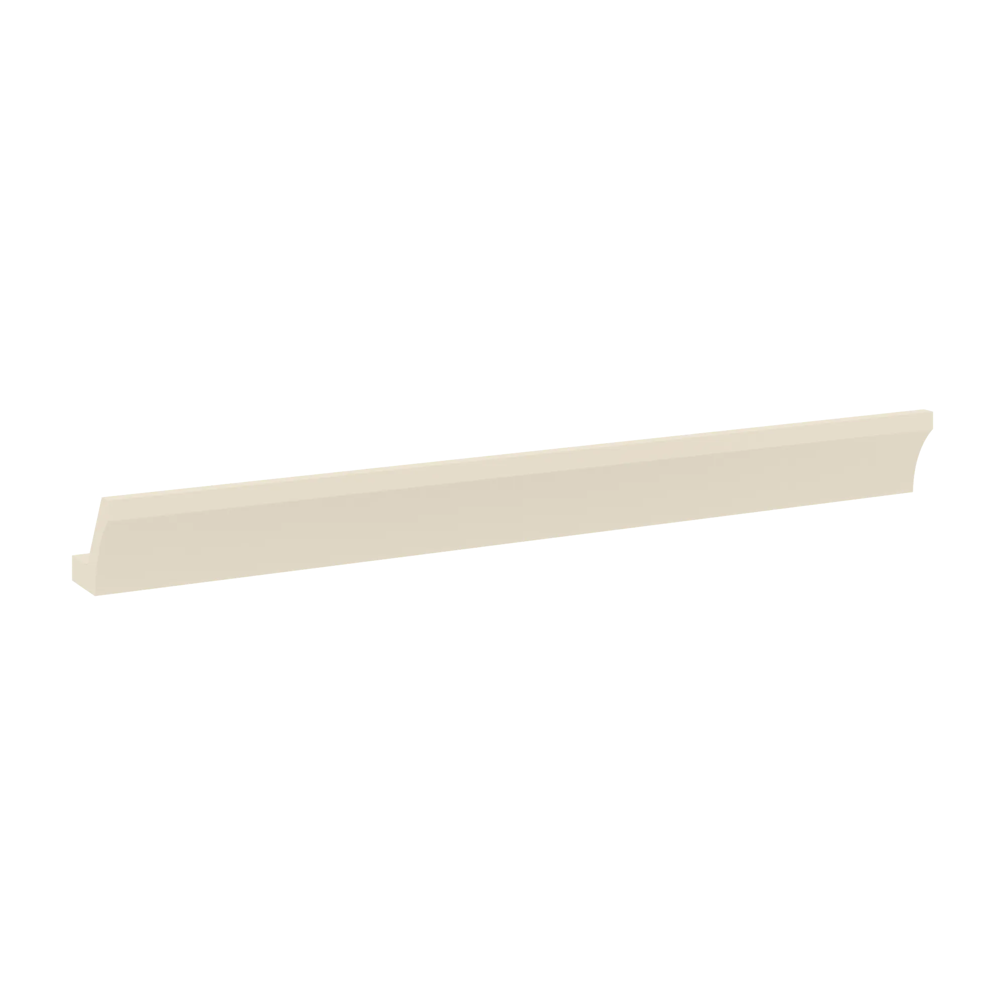 J&K Pearl Glazed H9 96" W 10 4-1/4 Cove Molding with Base