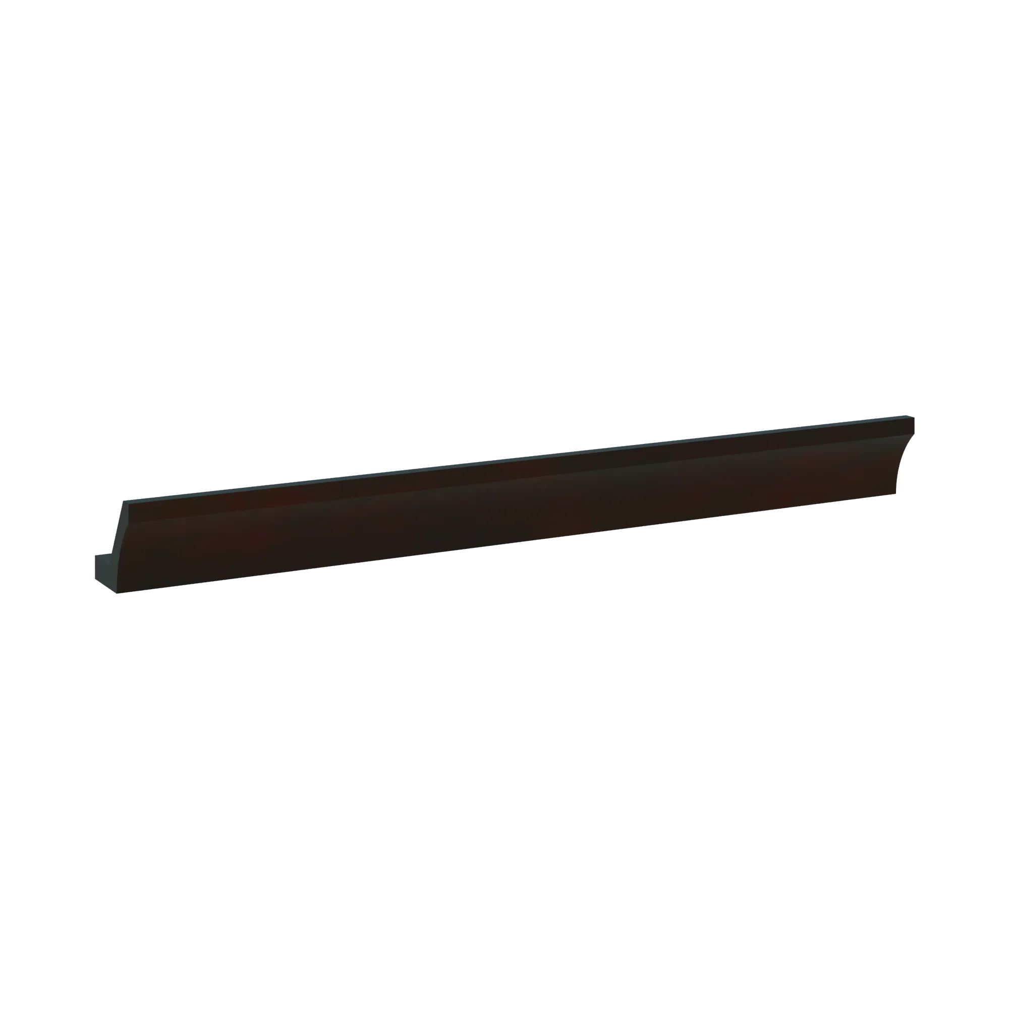 J&K Espresso K8 96" W 10 4-1/4 Cove Molding with Base