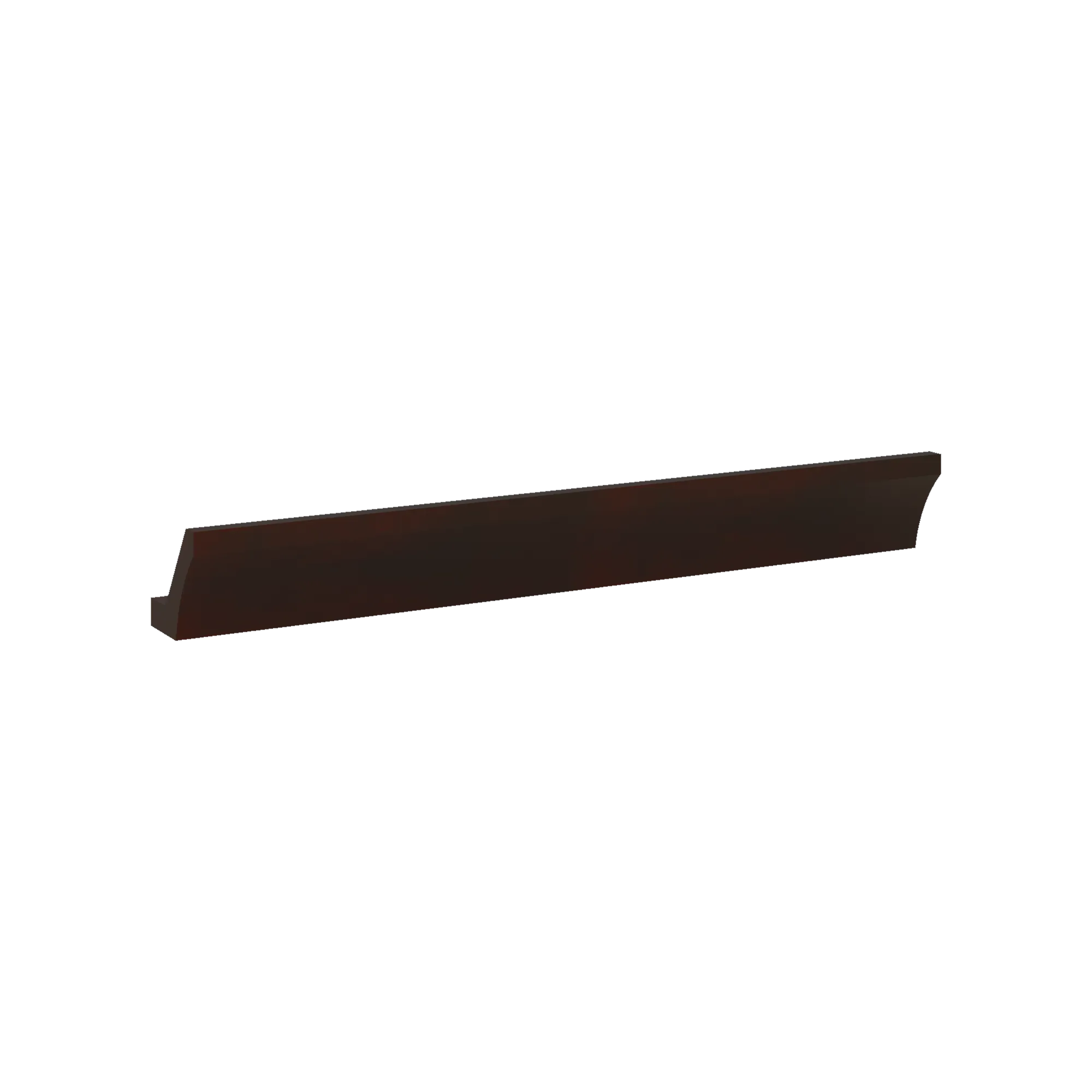 J&K Java Coffee S1 96" W Large Cove Molding with Base