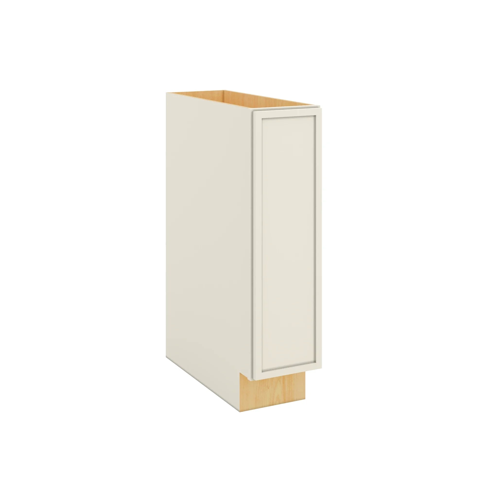 Modernform Cabinet Slim Dove White 09" W X 34 1/2" H X 24" D Full Height Single Door Base Cabinet