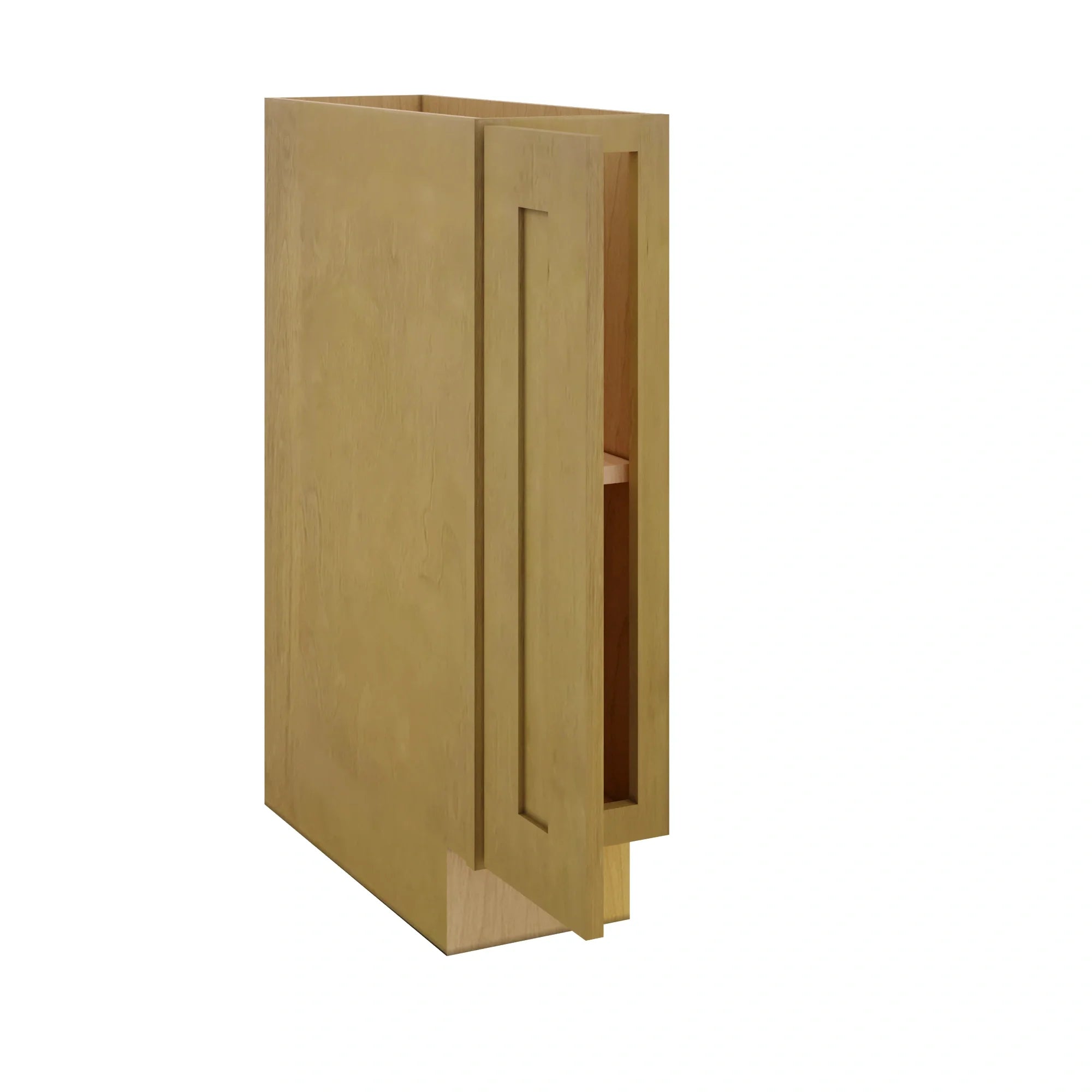 Modernform Cabinet Natural Shaker 09" W X 34 1/2" H X 24" D Full Height Single Door Base Cabinet