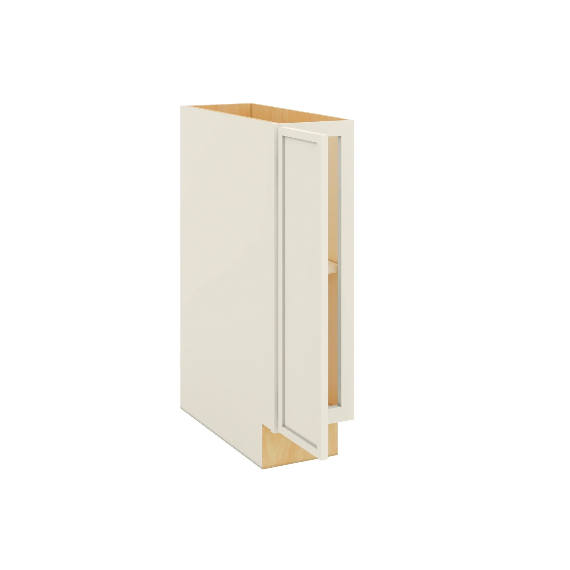 Modernform Cabinet Slim Dove White 09" W X 34 1/2" H X 24" D Full Height Single Door Base Cabinet