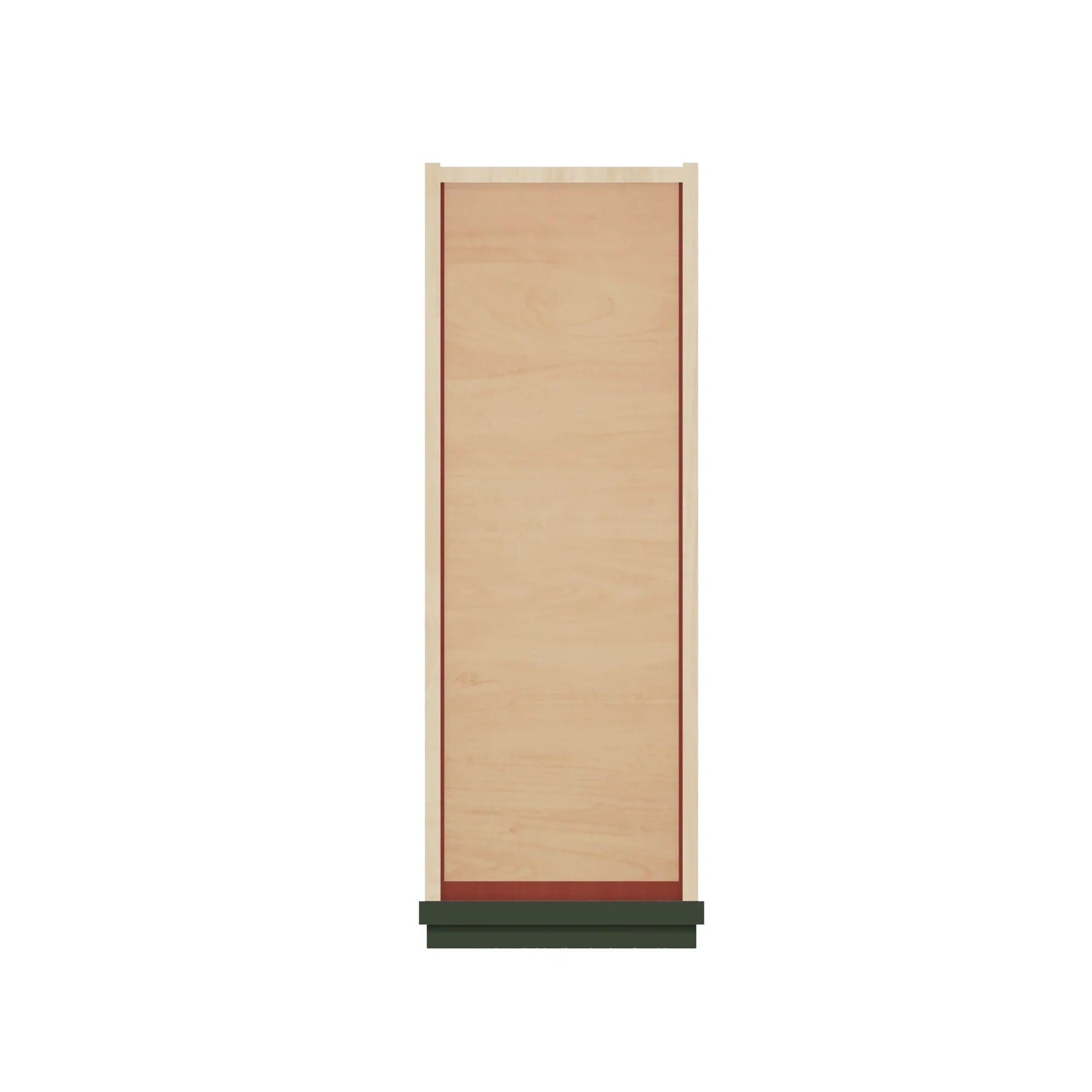 Modernform Cabinet Slim Sage Green 09" W X 34 1/2" H X 24" D Full Height Single Door Base Cabinet