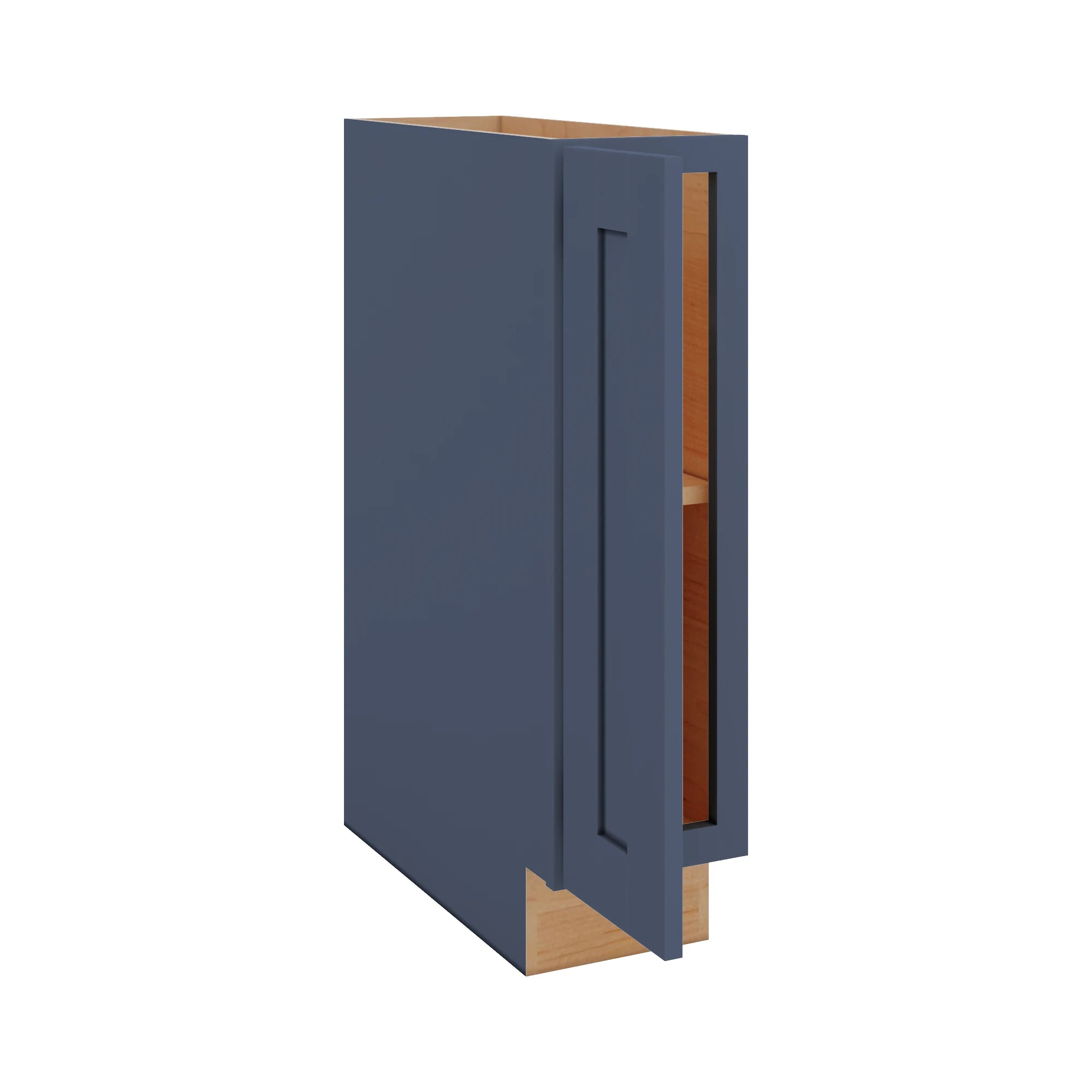 Modernform Cabinet Signature Blue 09" W X 34 1/2" H X 24" D Full Height Single Door Base Cabinet