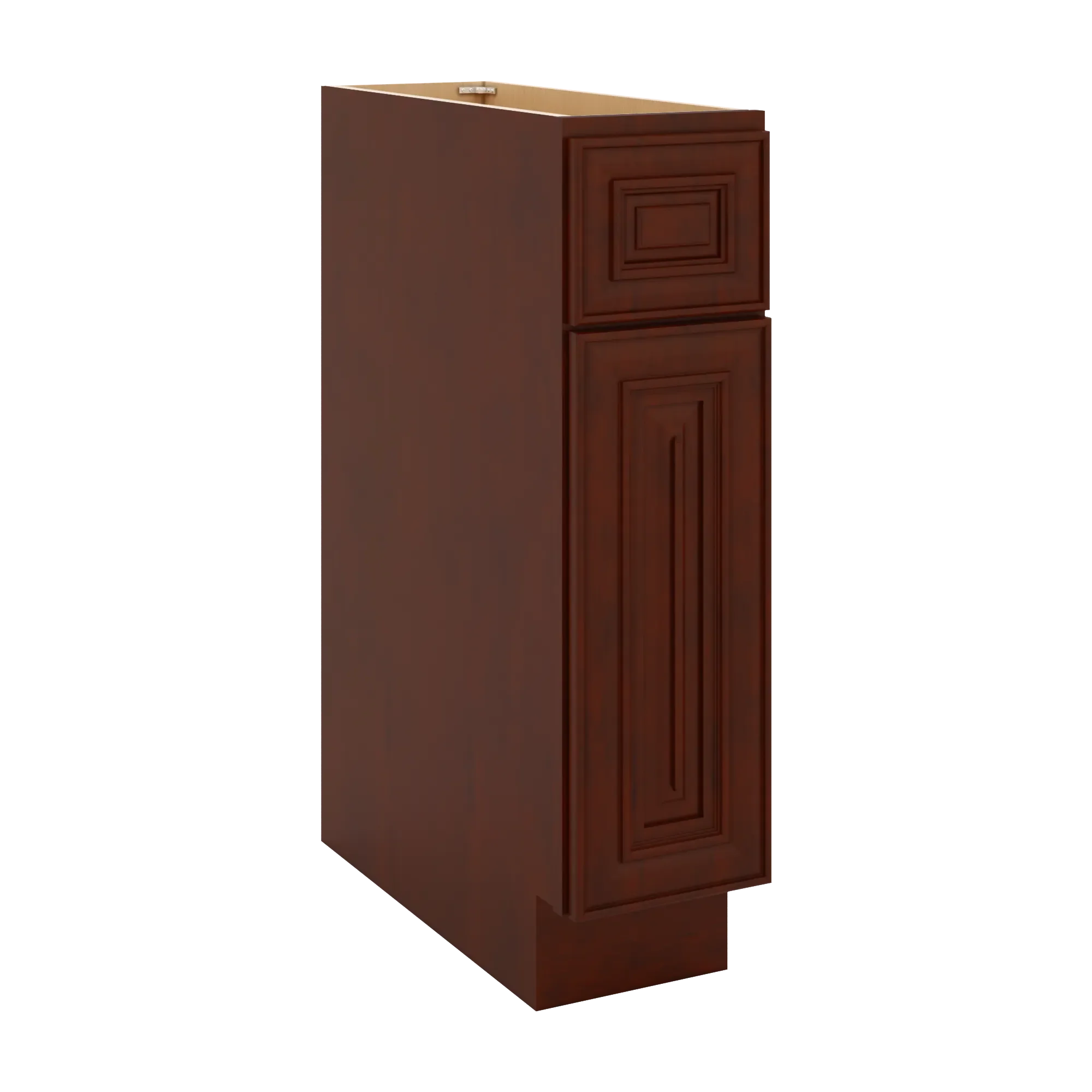 J&K Mahogany J5 Single Door Standard Base Cabinet - 9" W