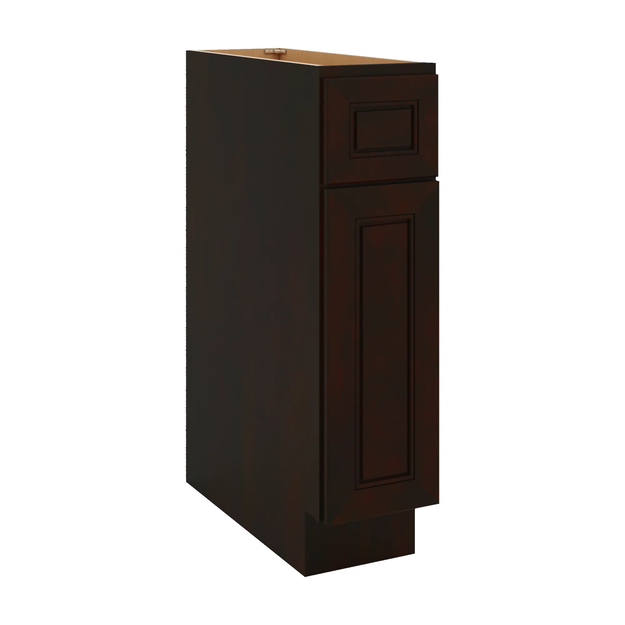 J&K Espresso K8 Single Door Standard Base Cabinet - 9" W