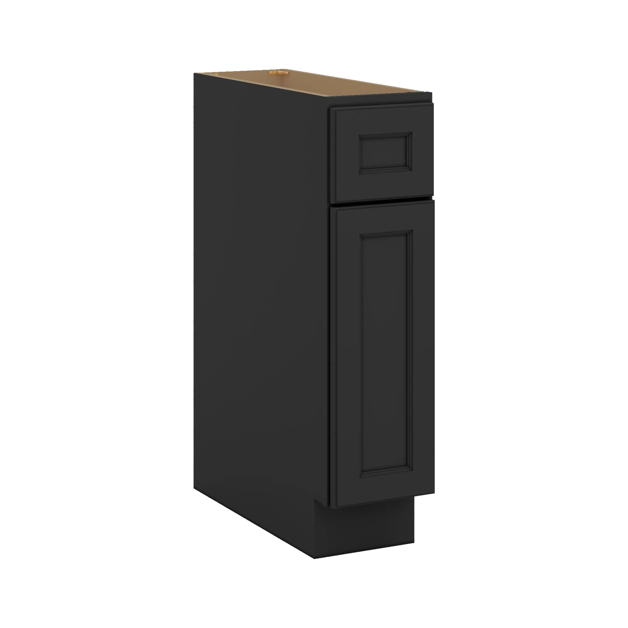 J&K Charcoal E2 Single Door Standard Base Cabinet - 9" W