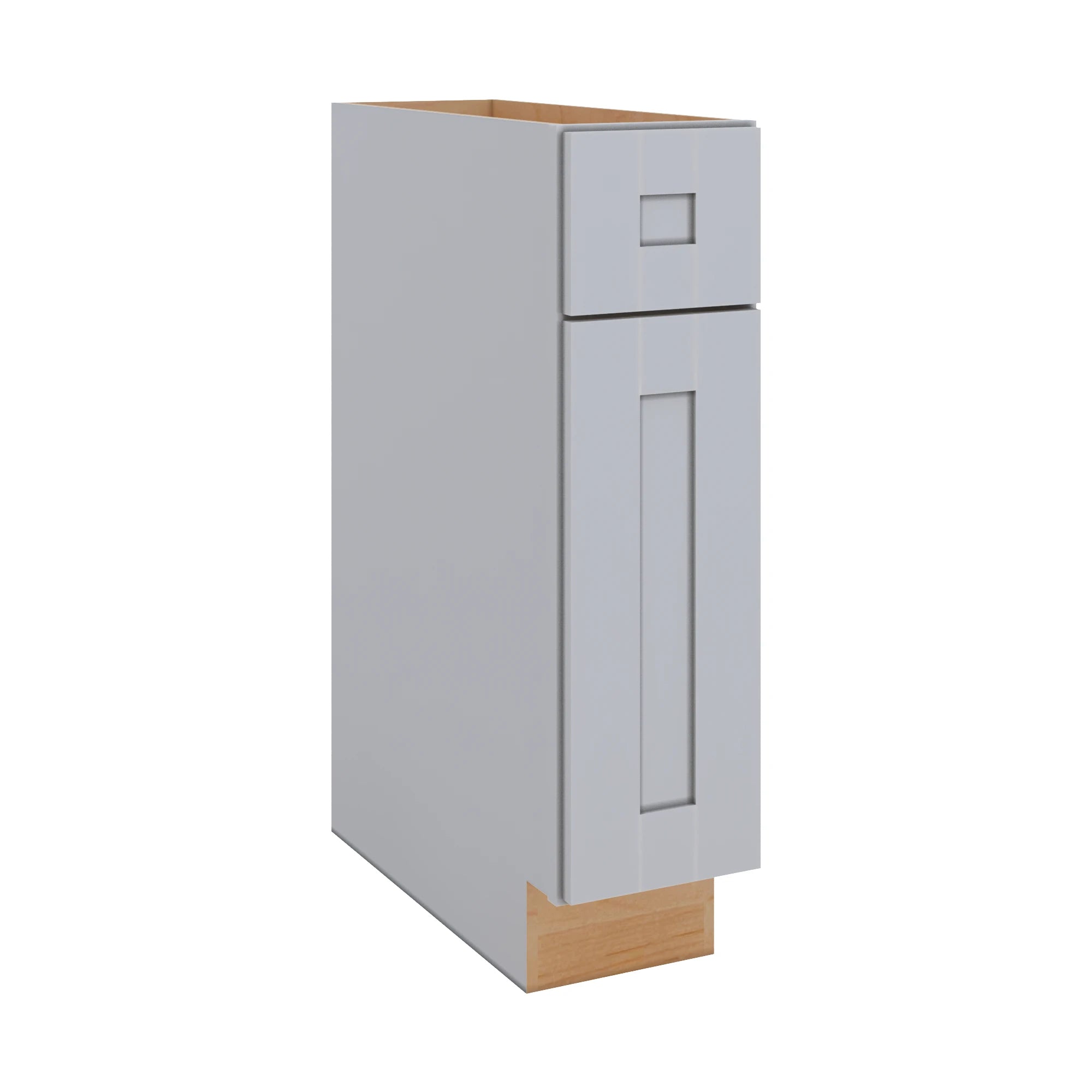 Modernform Cabinet Grey Shaker 09" W X 34 1/2" H X 24" D Single Door Base Cabinet