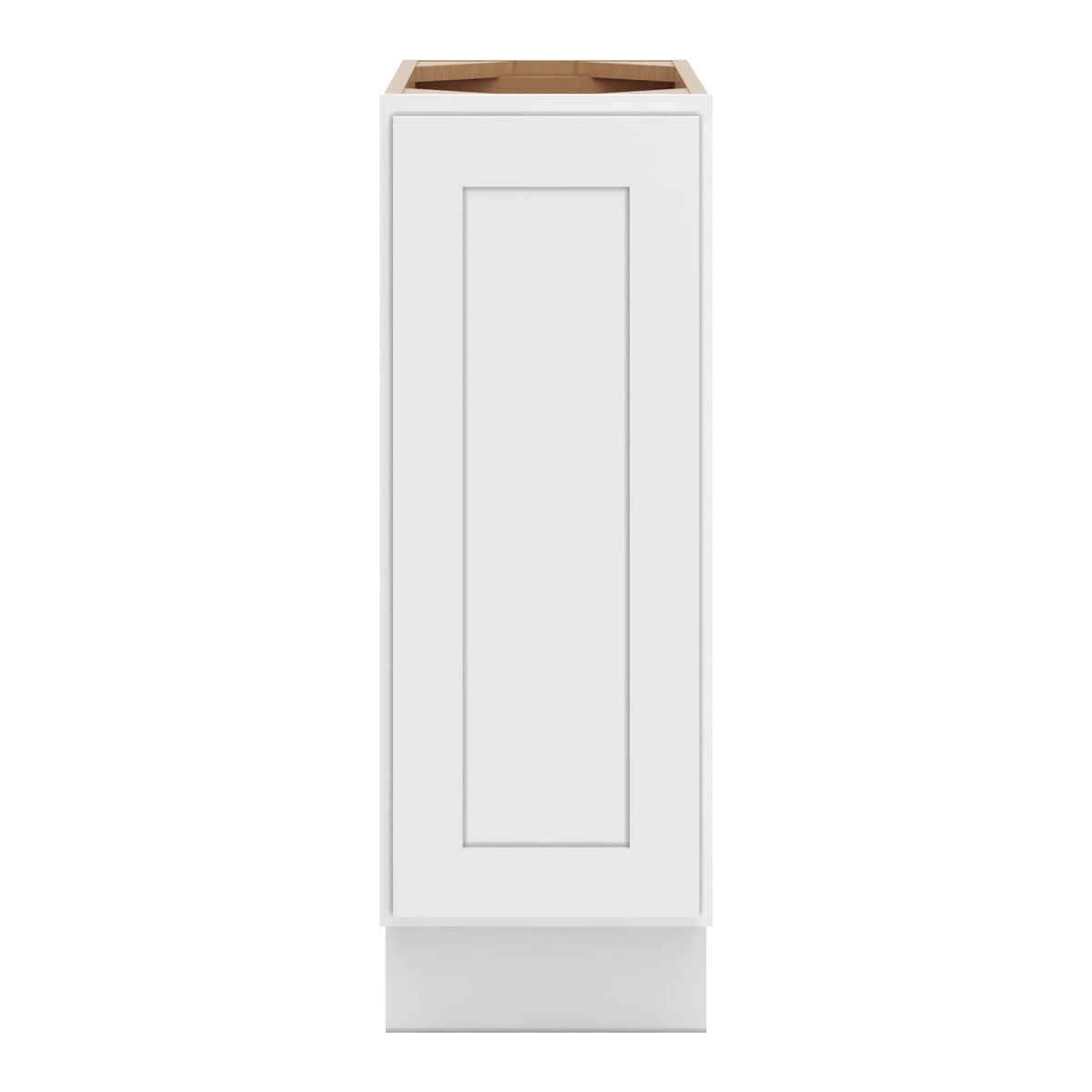 cnc luxor white 12 w full height single door base cabinet w 1 pullout shelf