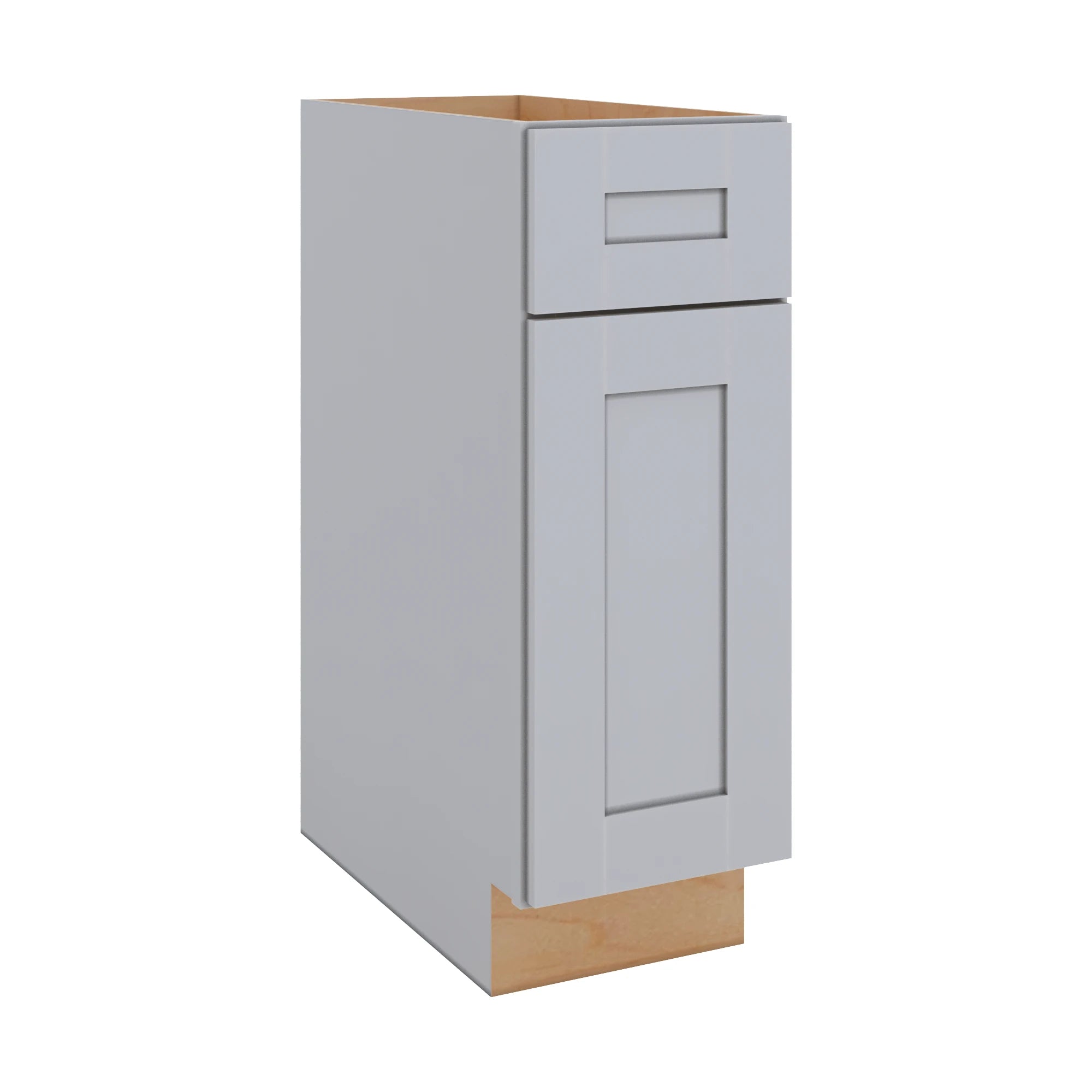 Modernform Cabinet Grey Shaker 12" W X 34 1/2" H X 24" D Single Door Base Cabinet
