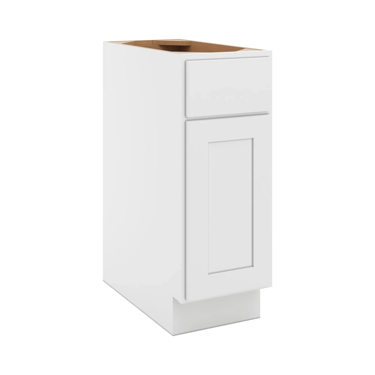 cnc luxor white 12 w x 32 1 2 h single door base cabinet