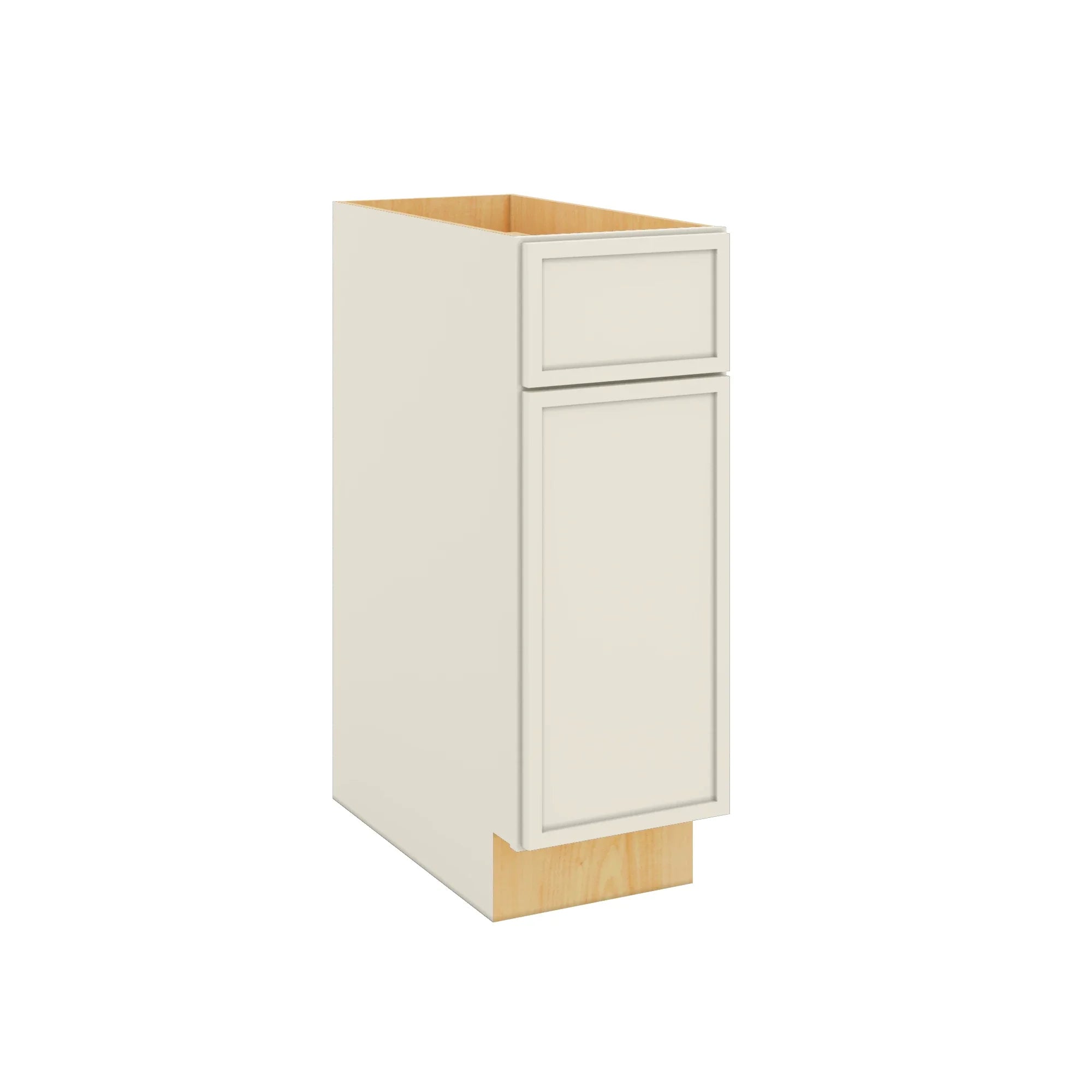 Modernform Cabinet Slim Dove White 12" W X 34 1/2" H X 24" D Single Door Base Cabinet