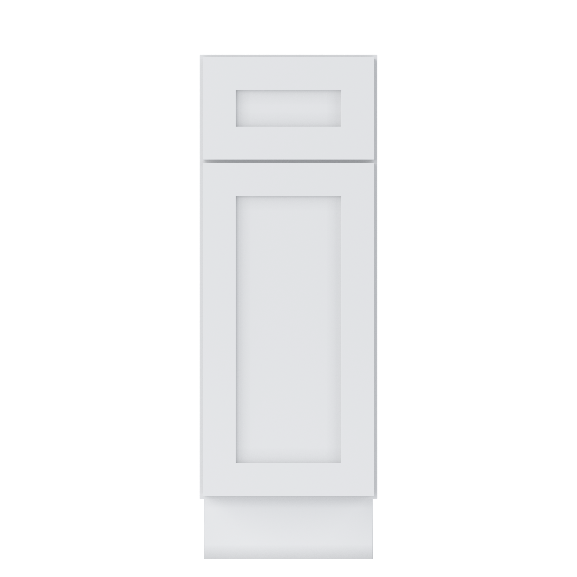 Base Kitchen Cabinet B12 Alpina White LessCare 12 in. width 34.5 in. height 24 in. depth