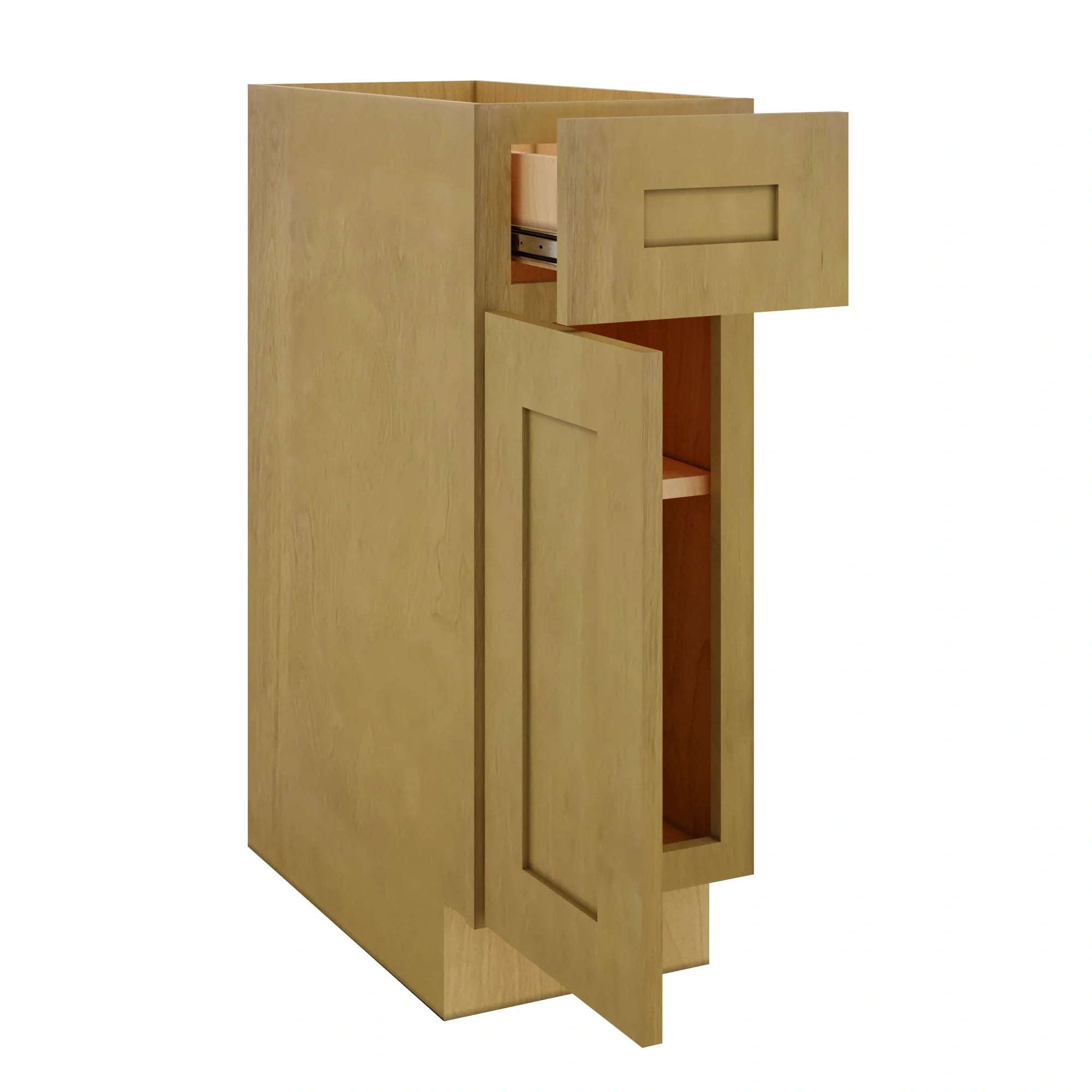 Modernform Cabinet Natural Shaker 12" W X 34 1/2" H X 24" D Single Door Base Cabinet