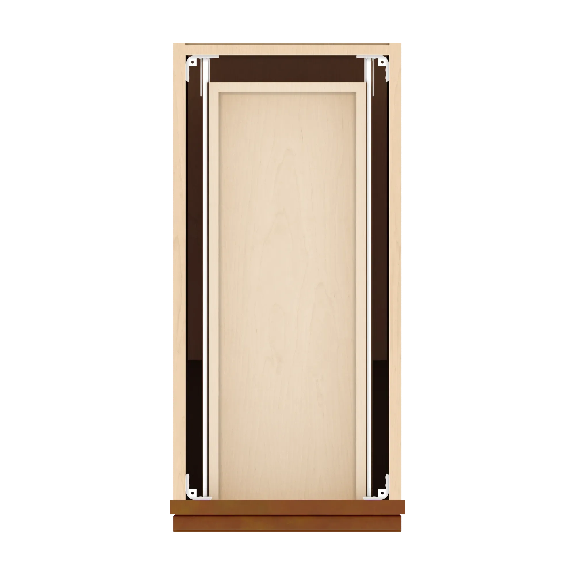 j k mocha glazed k10 single door standard base cabinet 12 w