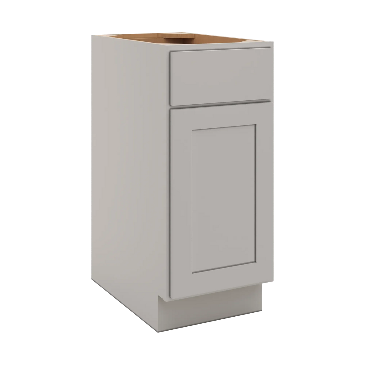 cnc-luxor-misty-grey-15-w-single-door-base-cabinet-w-2-pullout-shelf