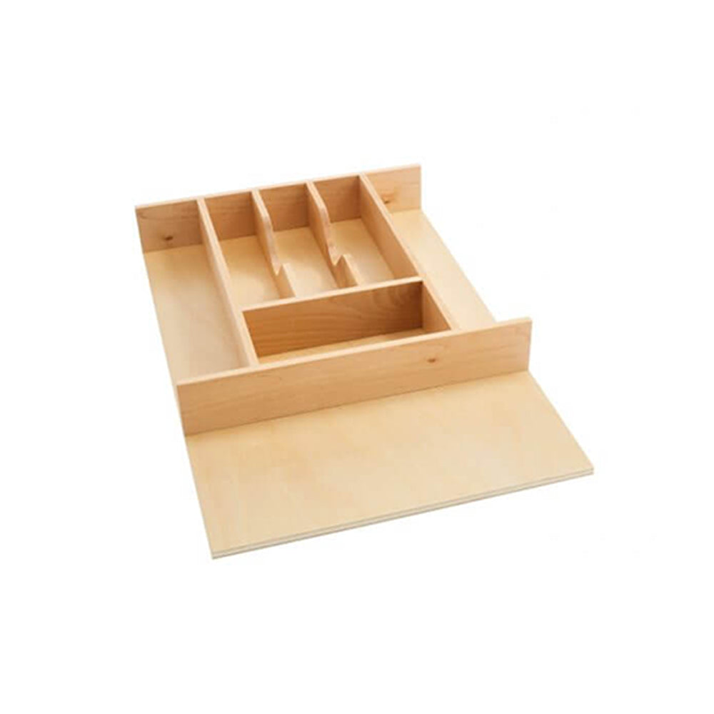 Wolf Classic York White Paint Base Drawer Cutlery Tray Installed