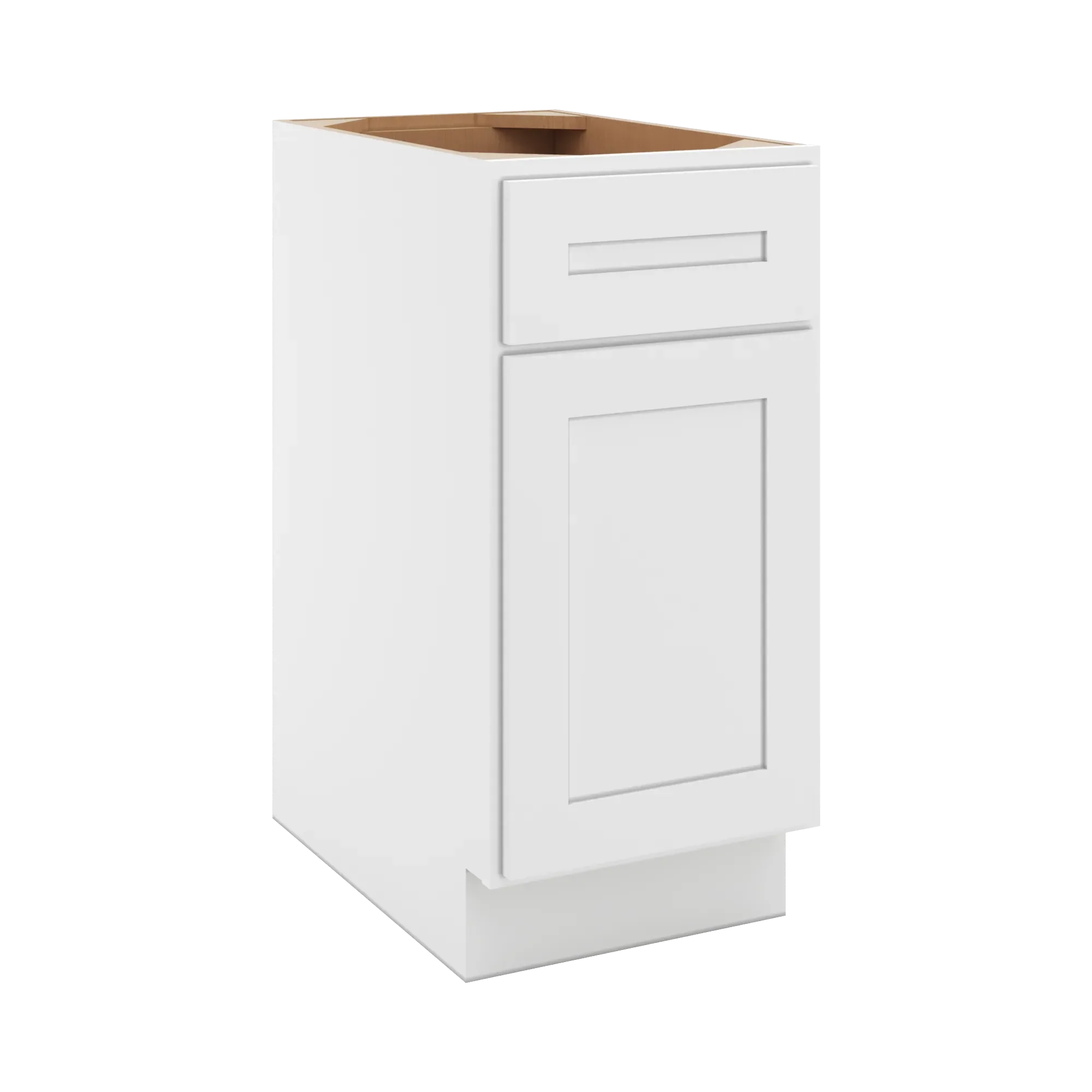 cnc luxor 5 piece white 15 w x 32 1 2 h single door base cabinet