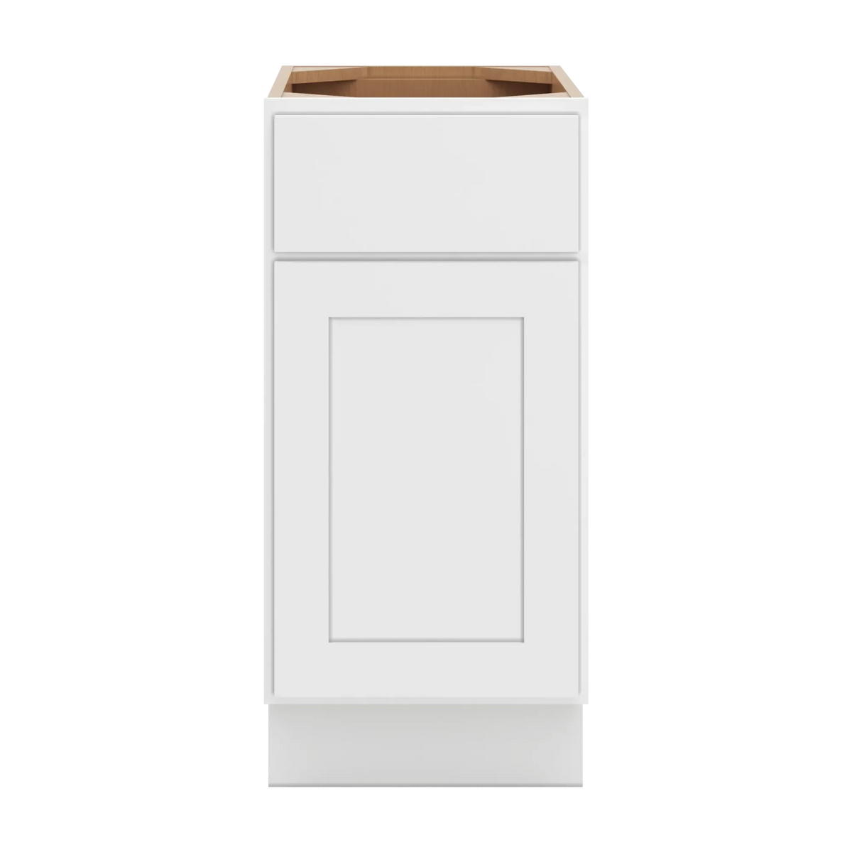 cnc luxor white 15 w x 32 1 2 h single door base cabinet