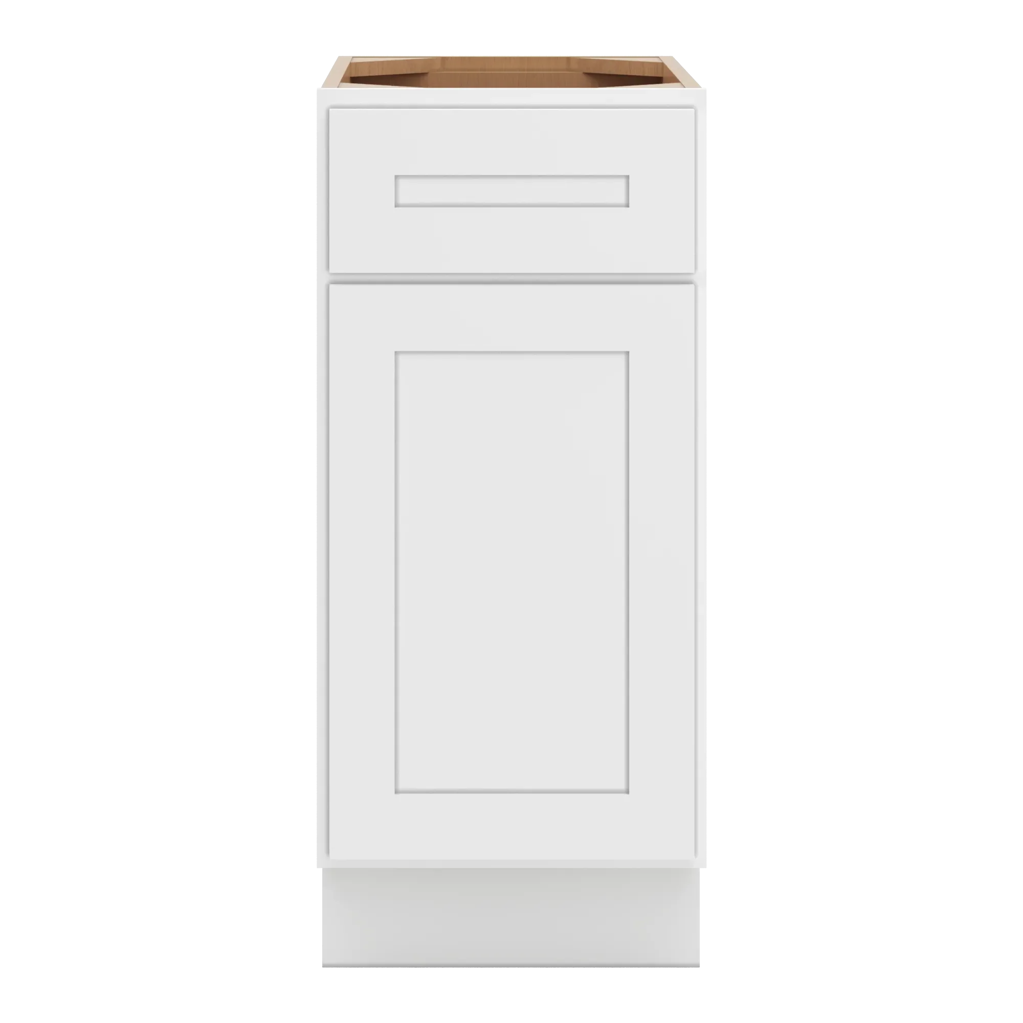 cnc luxor 5 piece white 15 w single door base cabinet