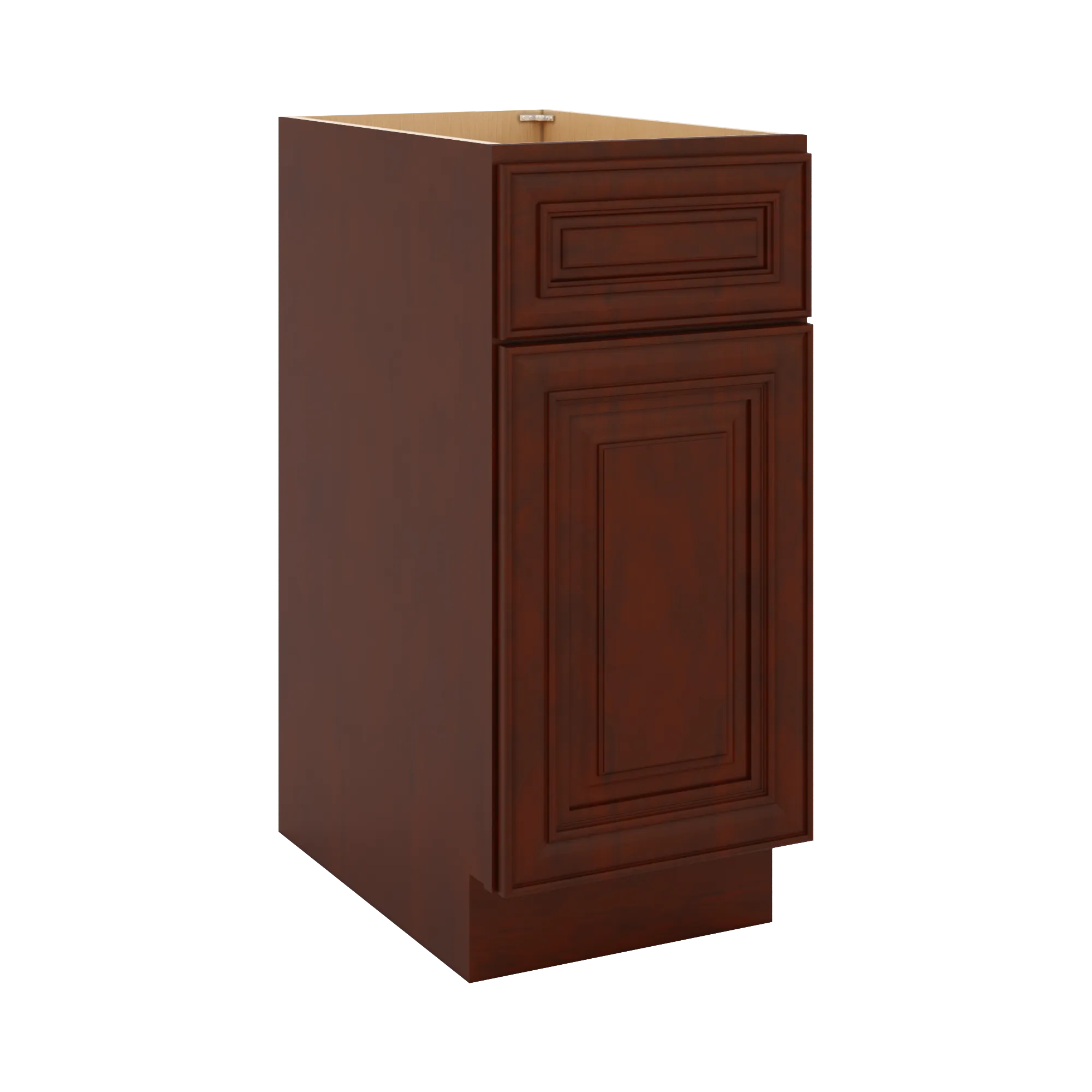 J&K Mahogany J5 Single Door Standard Base Cabinet - 15" W