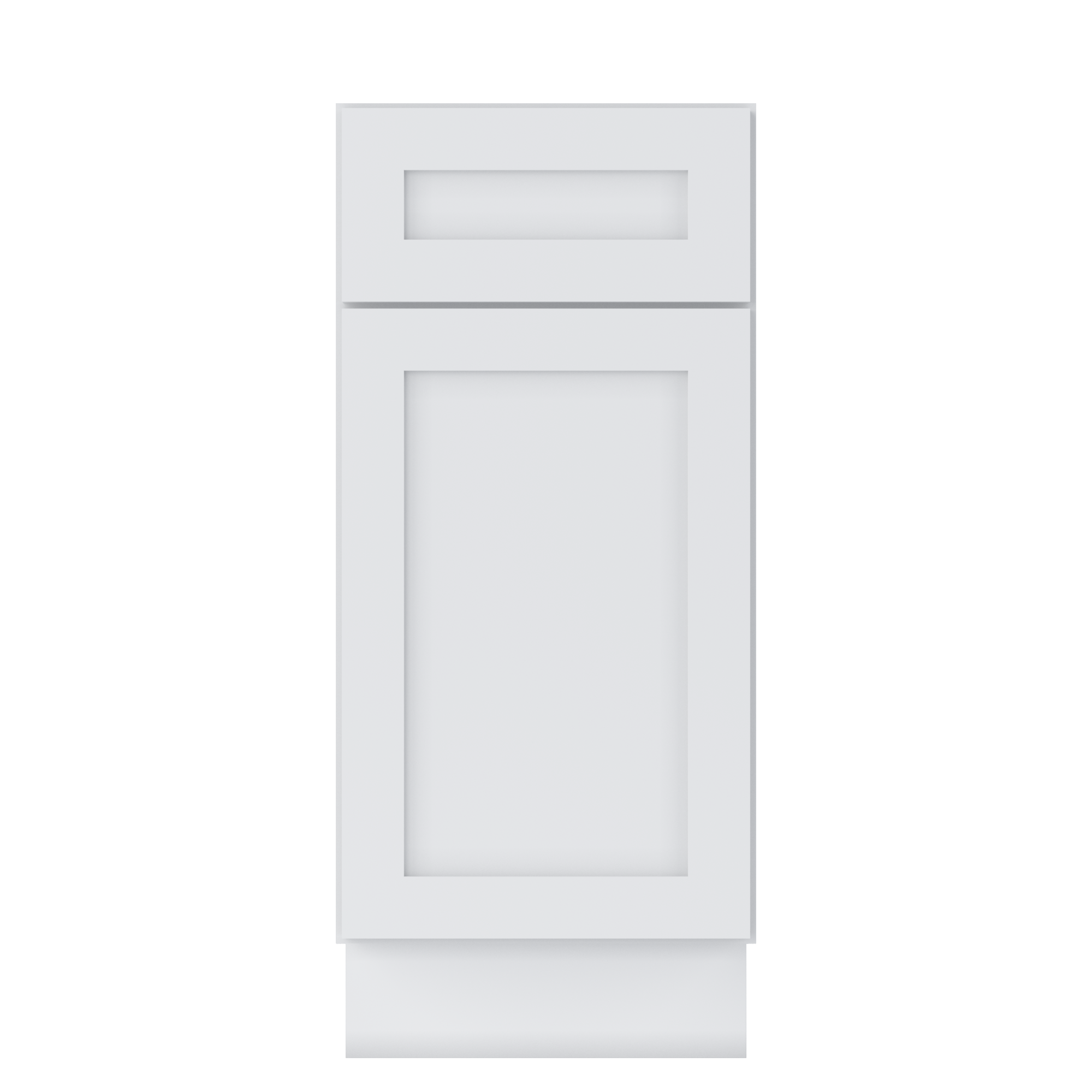 Base Kitchen Cabinet B15 Alpina White LessCare 15 in. width 34.5 in. height 24 in. depth