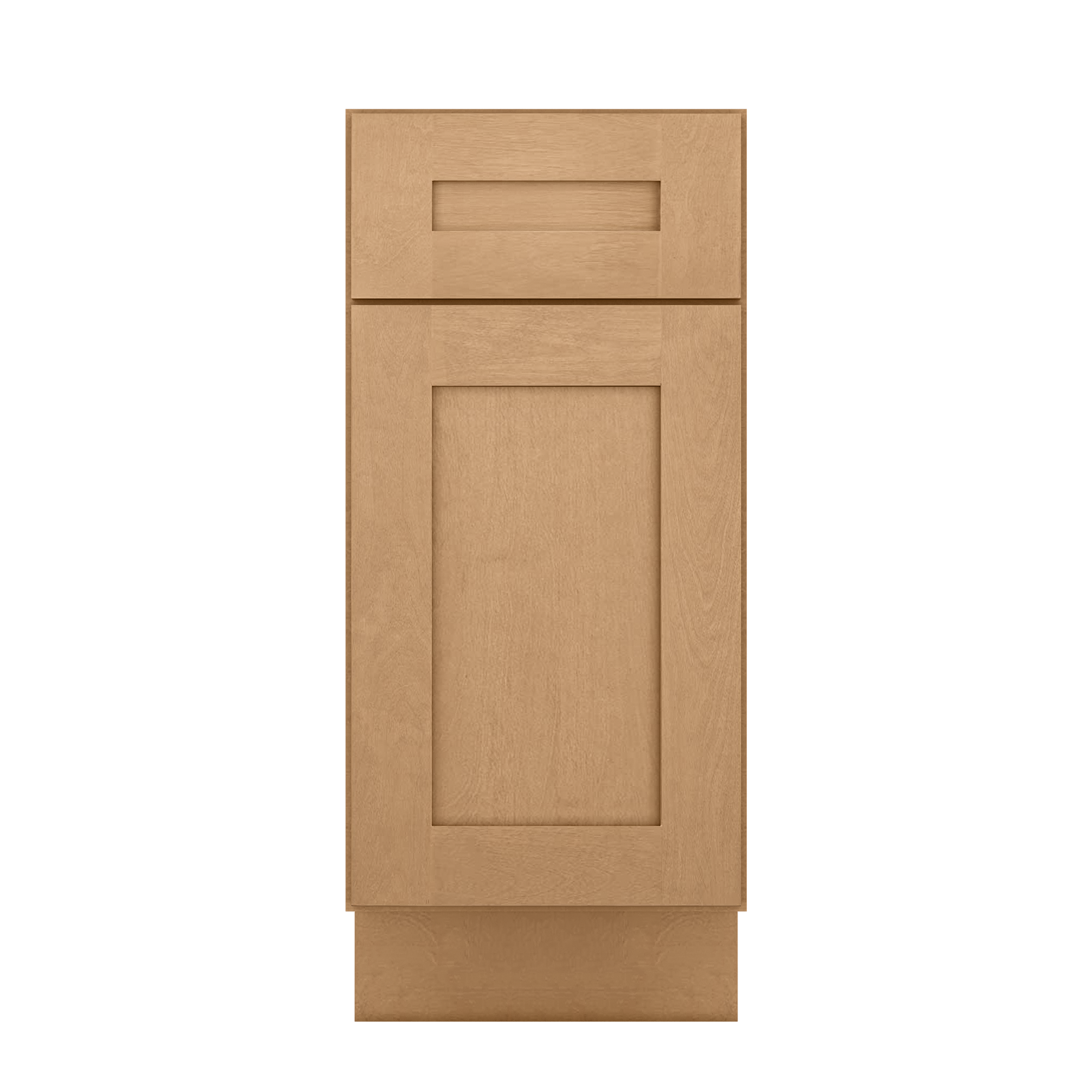 Base Kitchen Cabinet B15 Shaker Toffee 15 in. width 34.5 in. height 24 in. depth