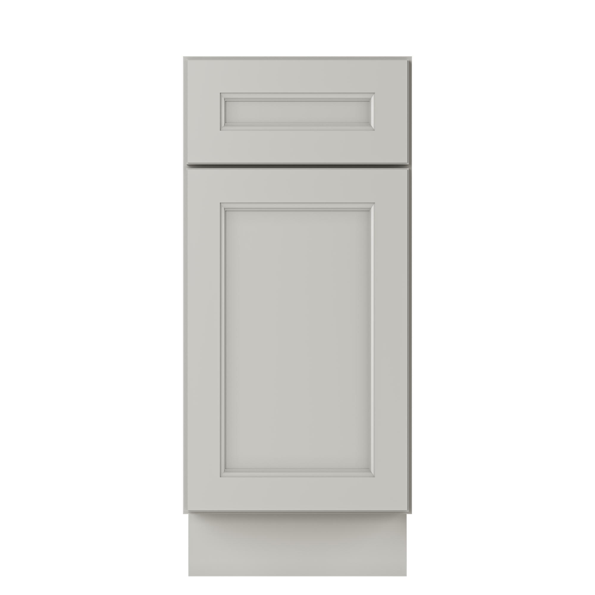 Base Kitchen Cabinet B15 Milan Pearl 15 in. width 34.5 in. height 24 in. depth