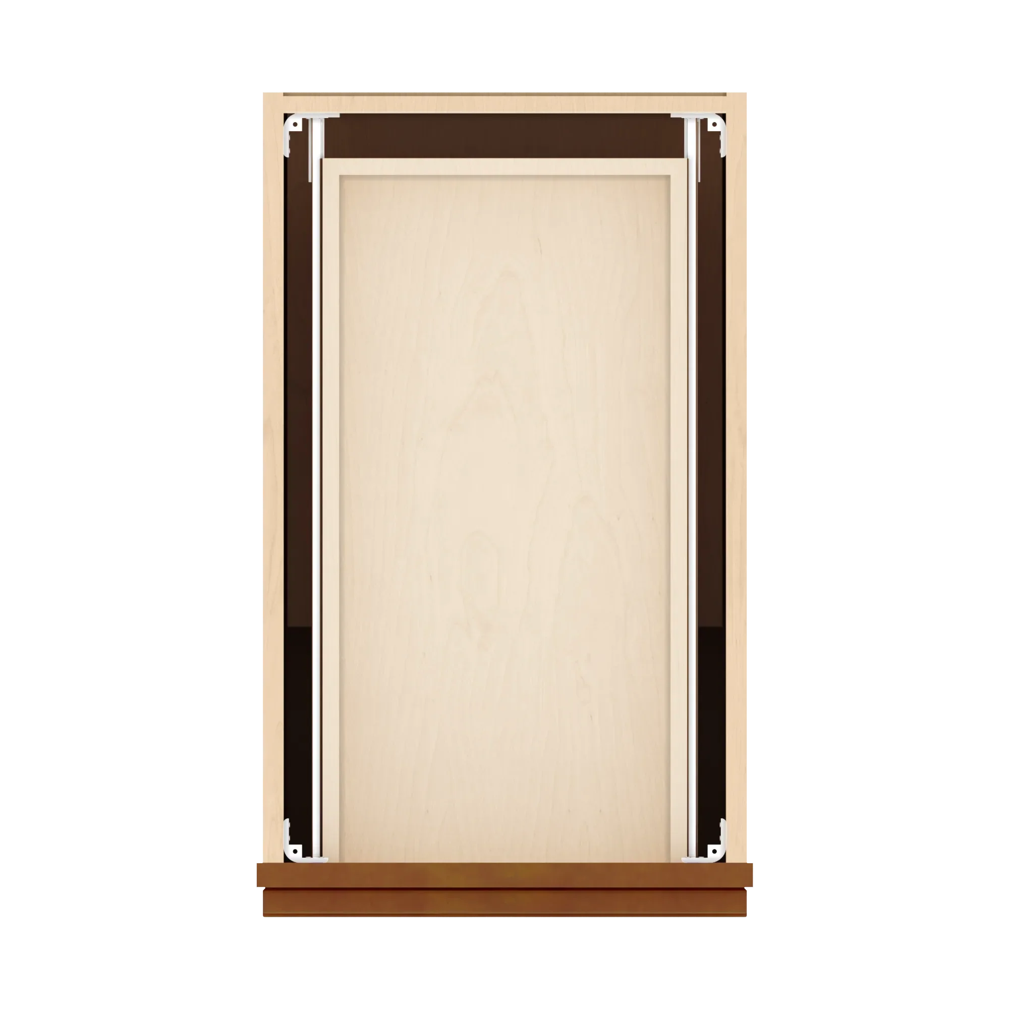 j k mocha glazed k10 single door standard base cabinet 15 w