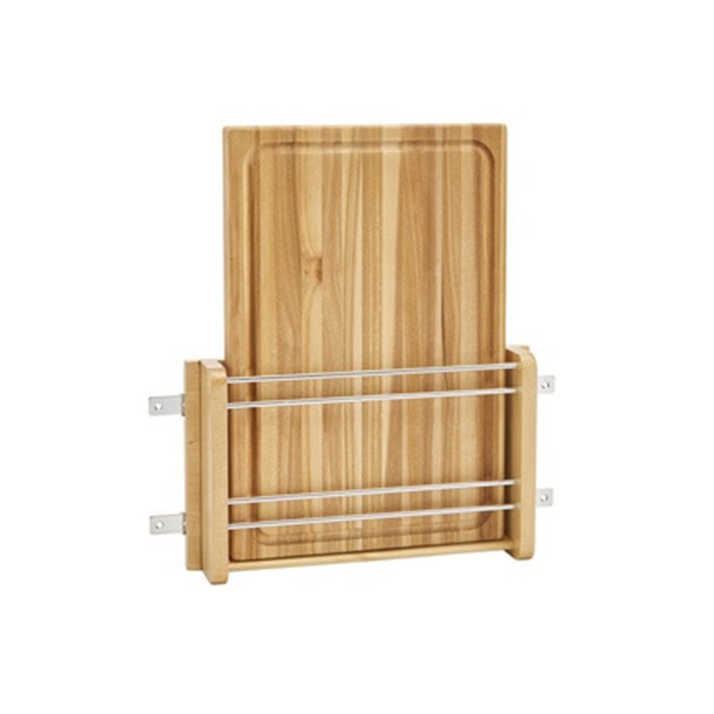 Wolf Classic Hazelnut Stain Stain Door Mount Cutting Board Installed