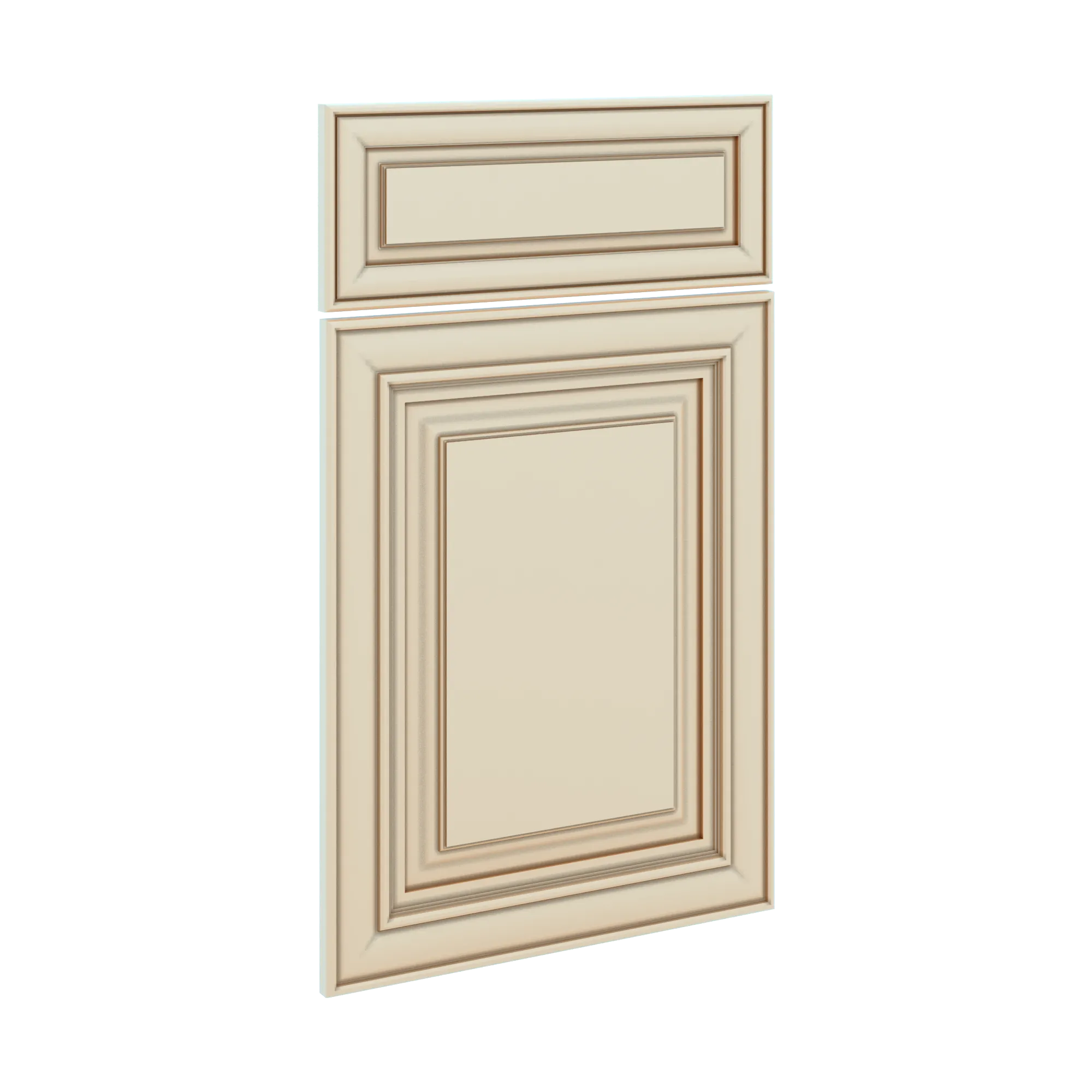 J&K Creme Glazed A7 Dummy Door & Drawer w/Frame 18" W x 30" H