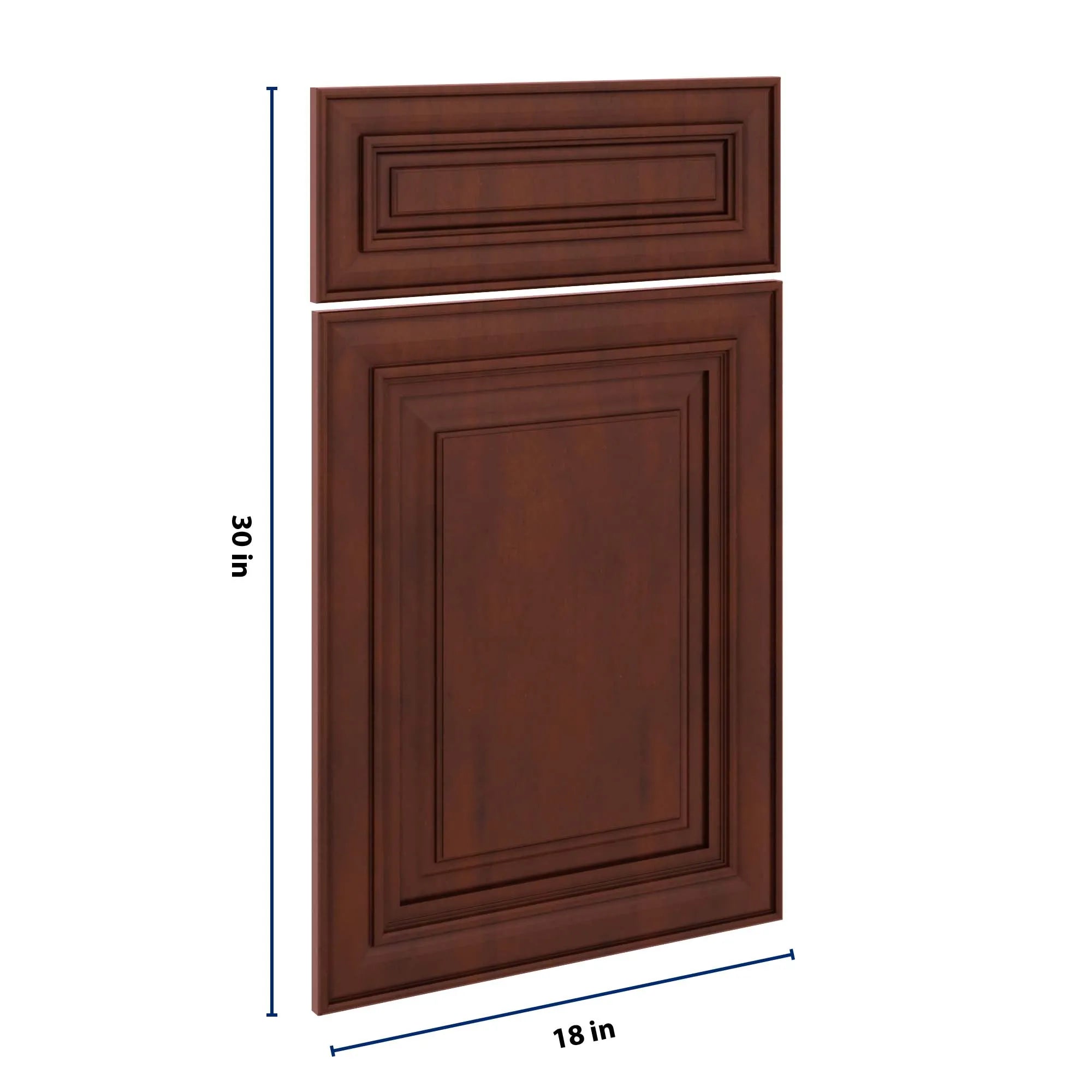 J&K Mahogany J5 Dummy Door & Drawer w/Frame 18" W x 30" H