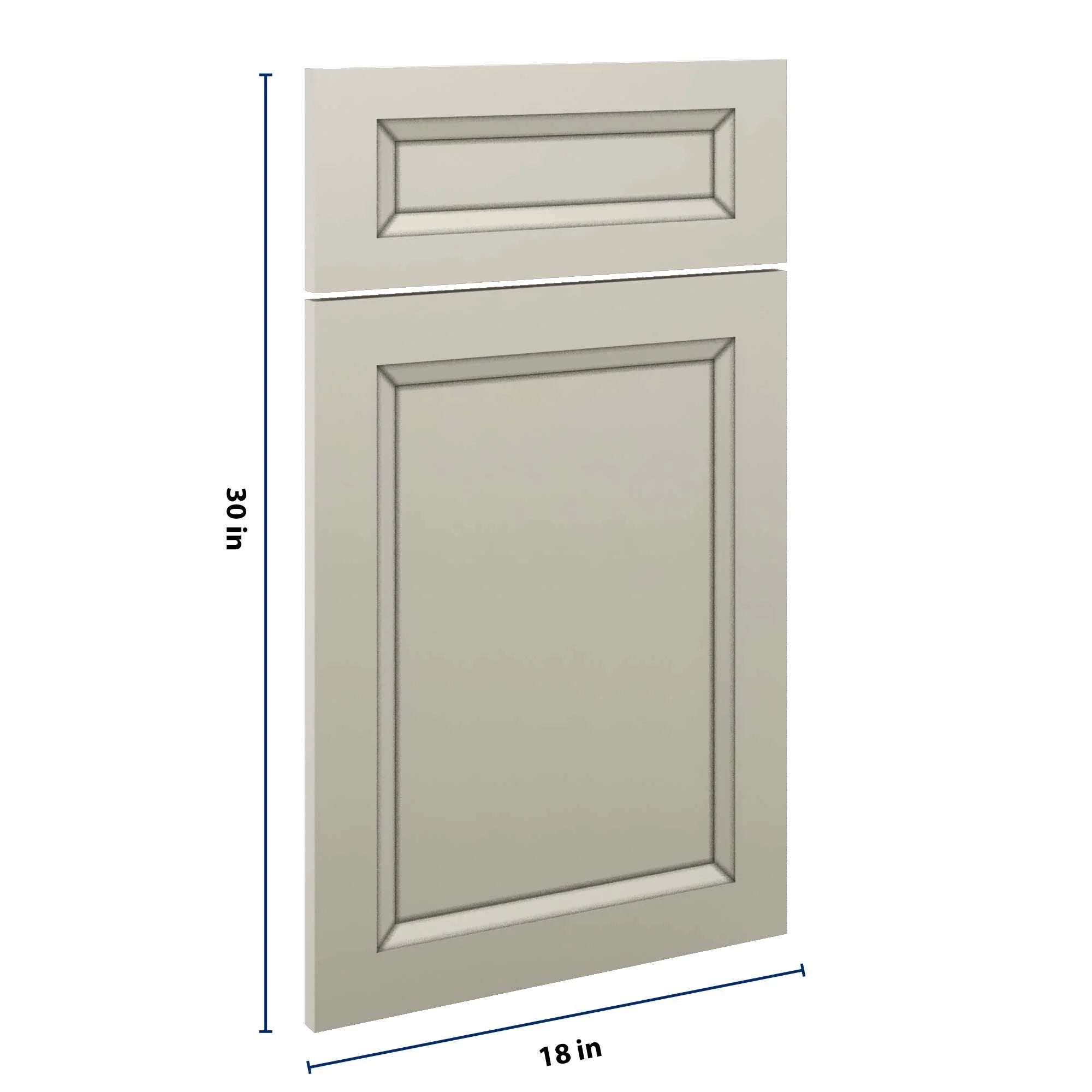 J&K Pebble B6 Dummy Door & Drawer w/Frame 18" W x 30" H