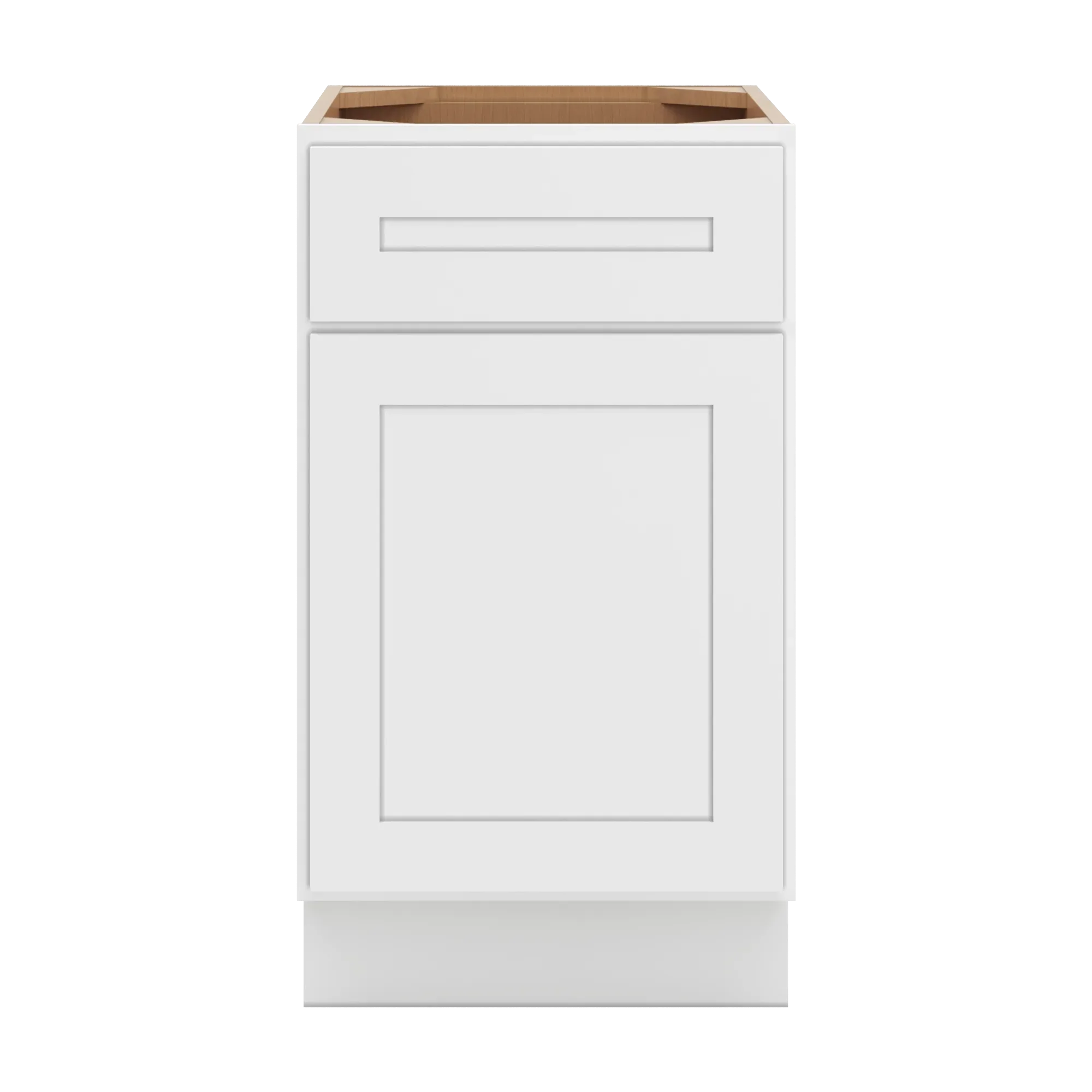 cnc luxor 5 piece white 18 w x 32 1 2 h 3 drawer base cabinet