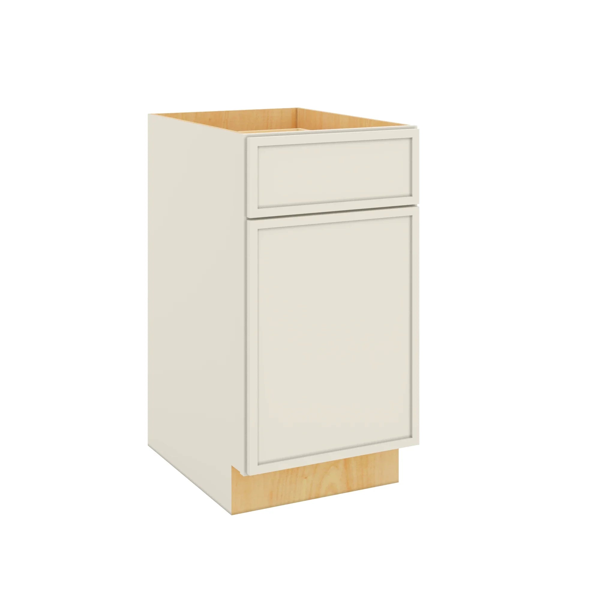 Modernform Cabinet Slim Dove White 18" W X 34 1/2" H X 24" D Single Door Base Cabinet