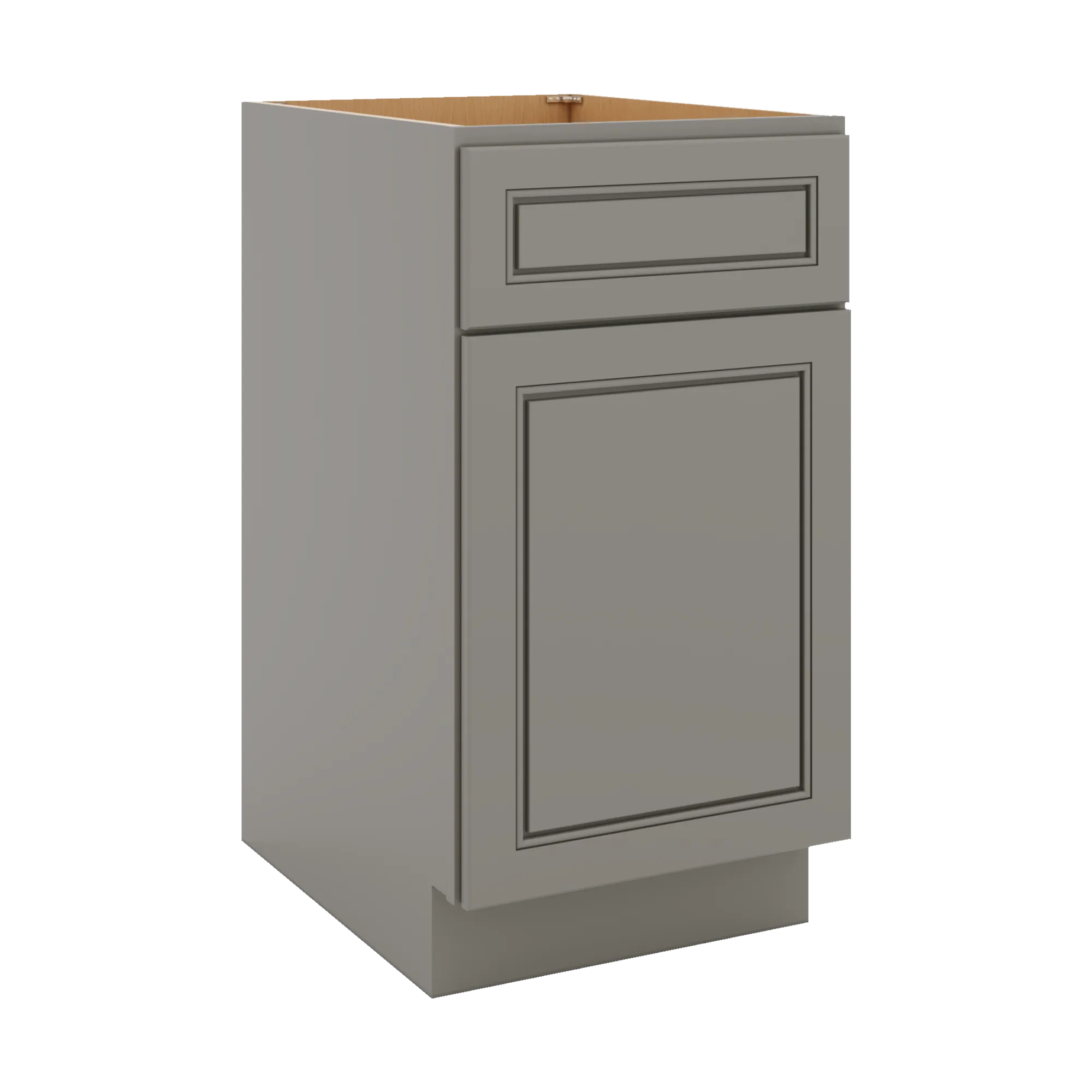 J&K Greige K3 Single Door Standard Base Cabinet - 18" W