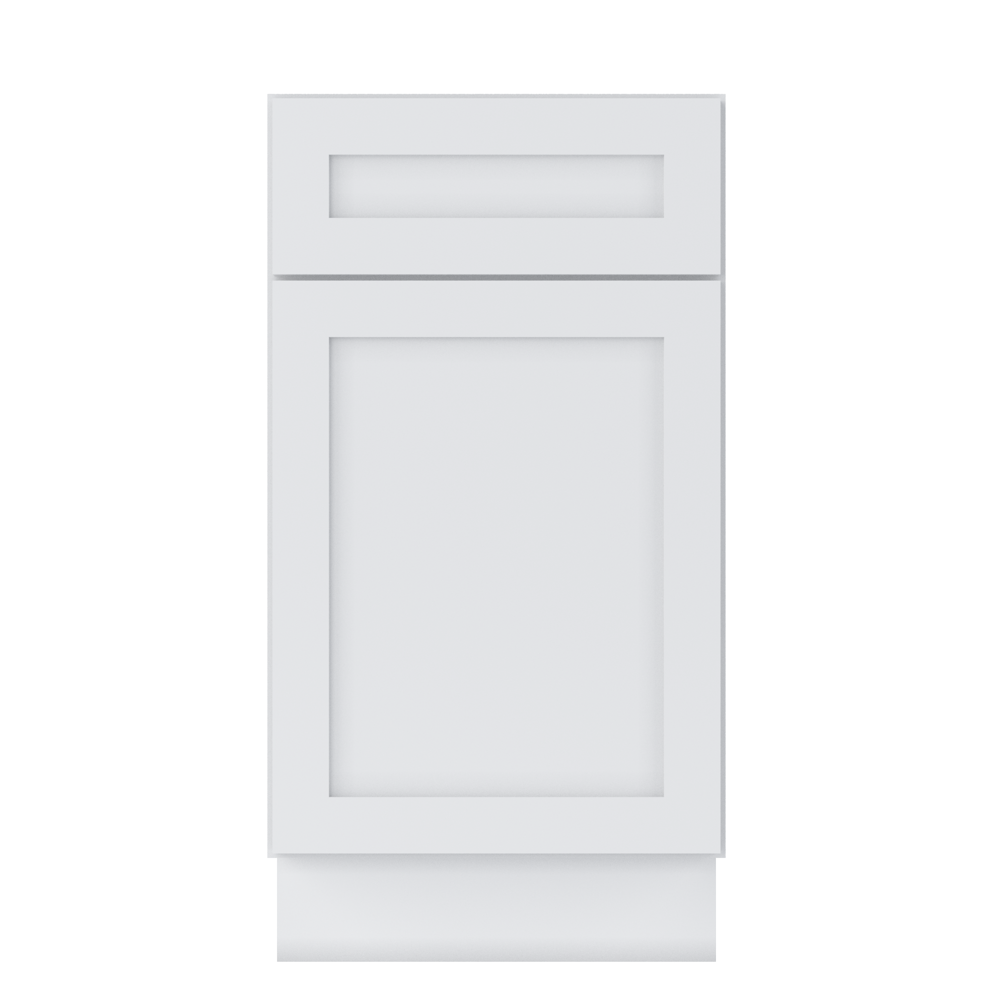 Base Kitchen Cabinet B18 Alpina White LessCare 18 in. width 34.5 in. height 24 in. depth