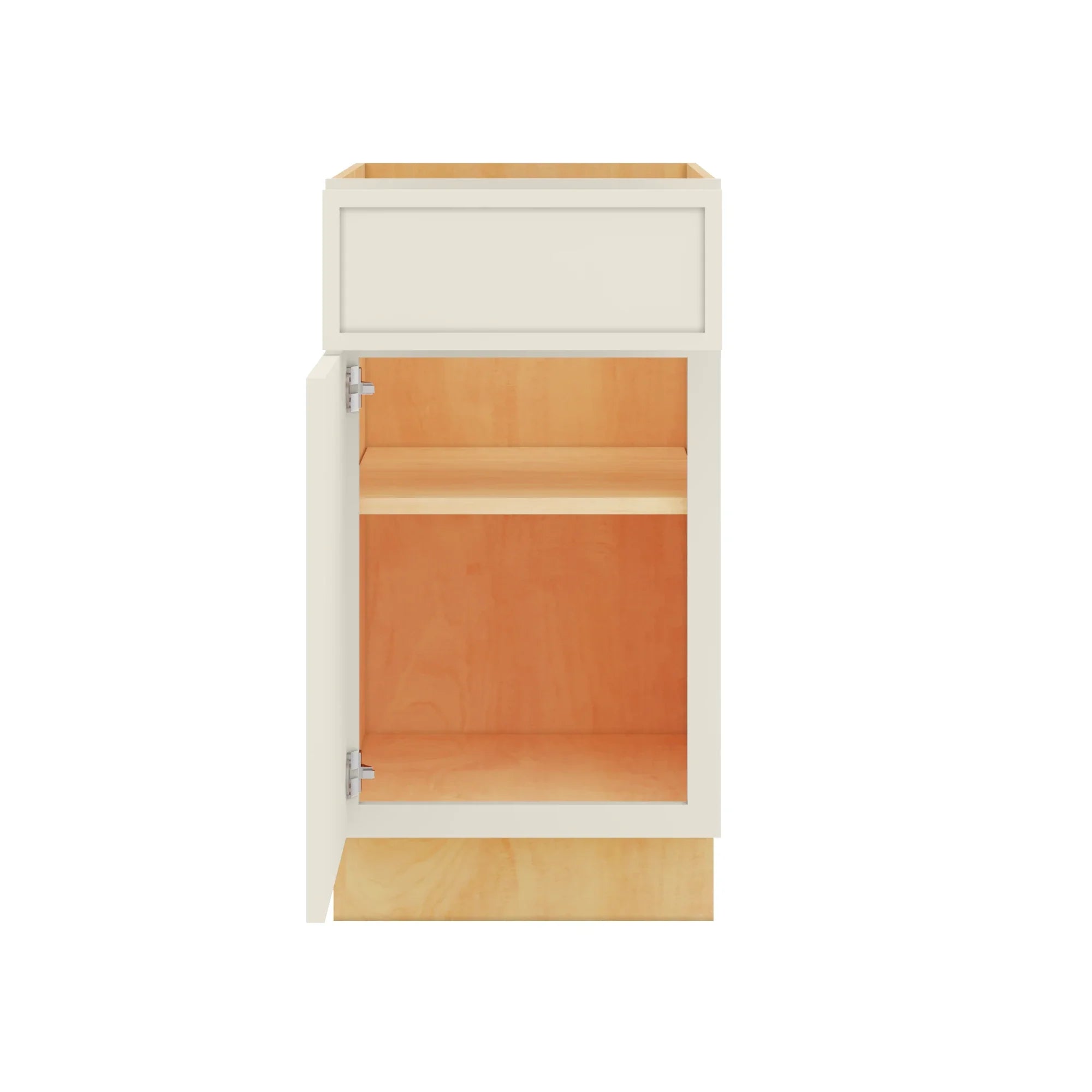 Modernform Cabinet Slim Dove White 18" W X 34 1/2" H X 24" D Single Door Base Cabinet