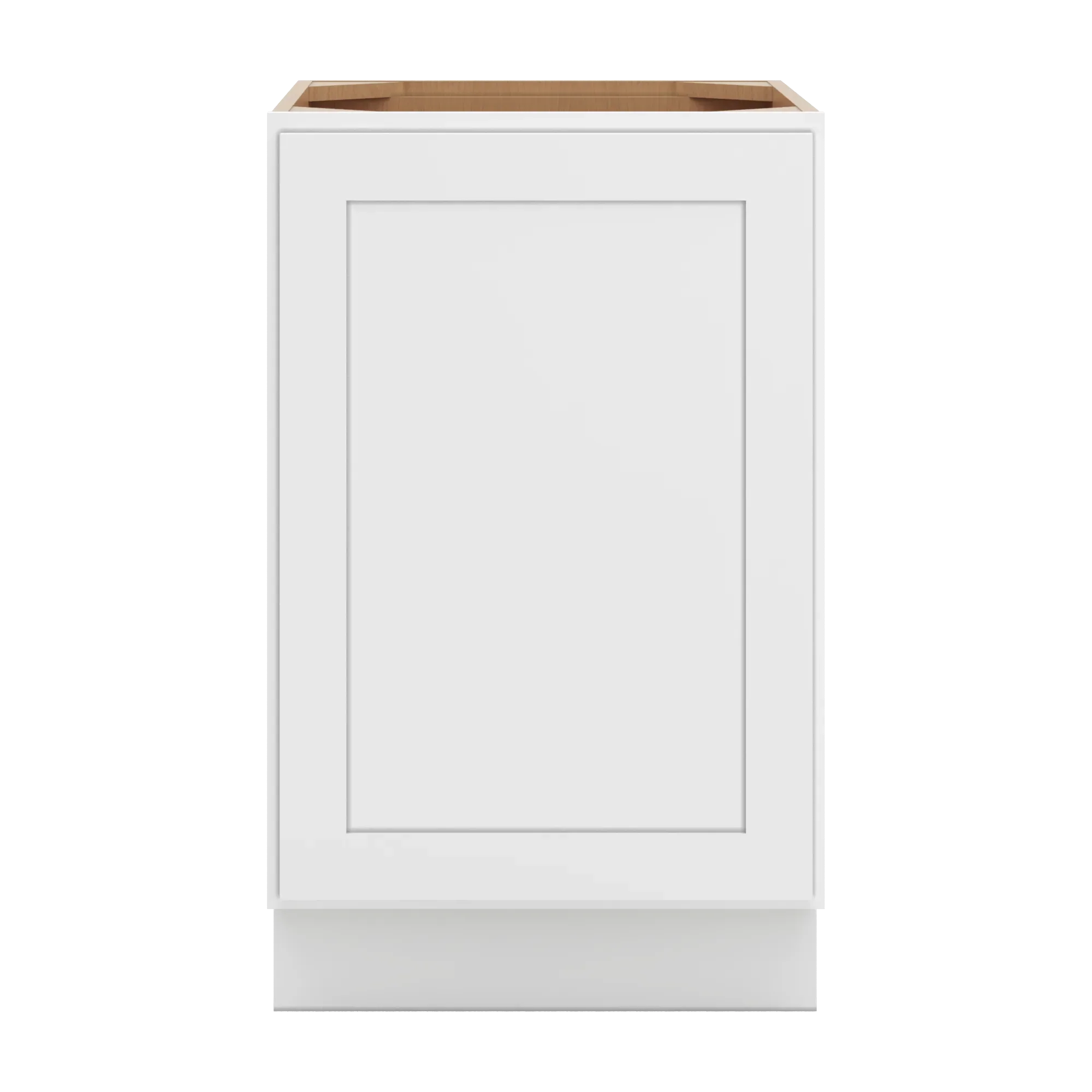 cnc luxor 5 piece white 21 w full height single door base cabinet w 2 pullout shelf